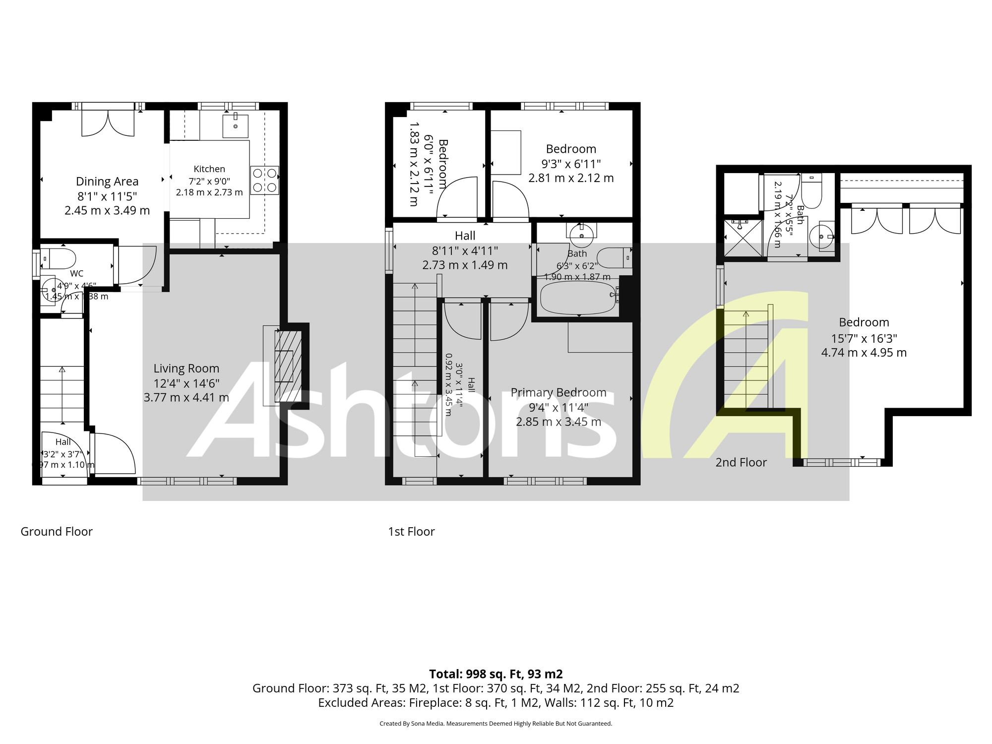 2 Langley Beck, Widnes floorplan