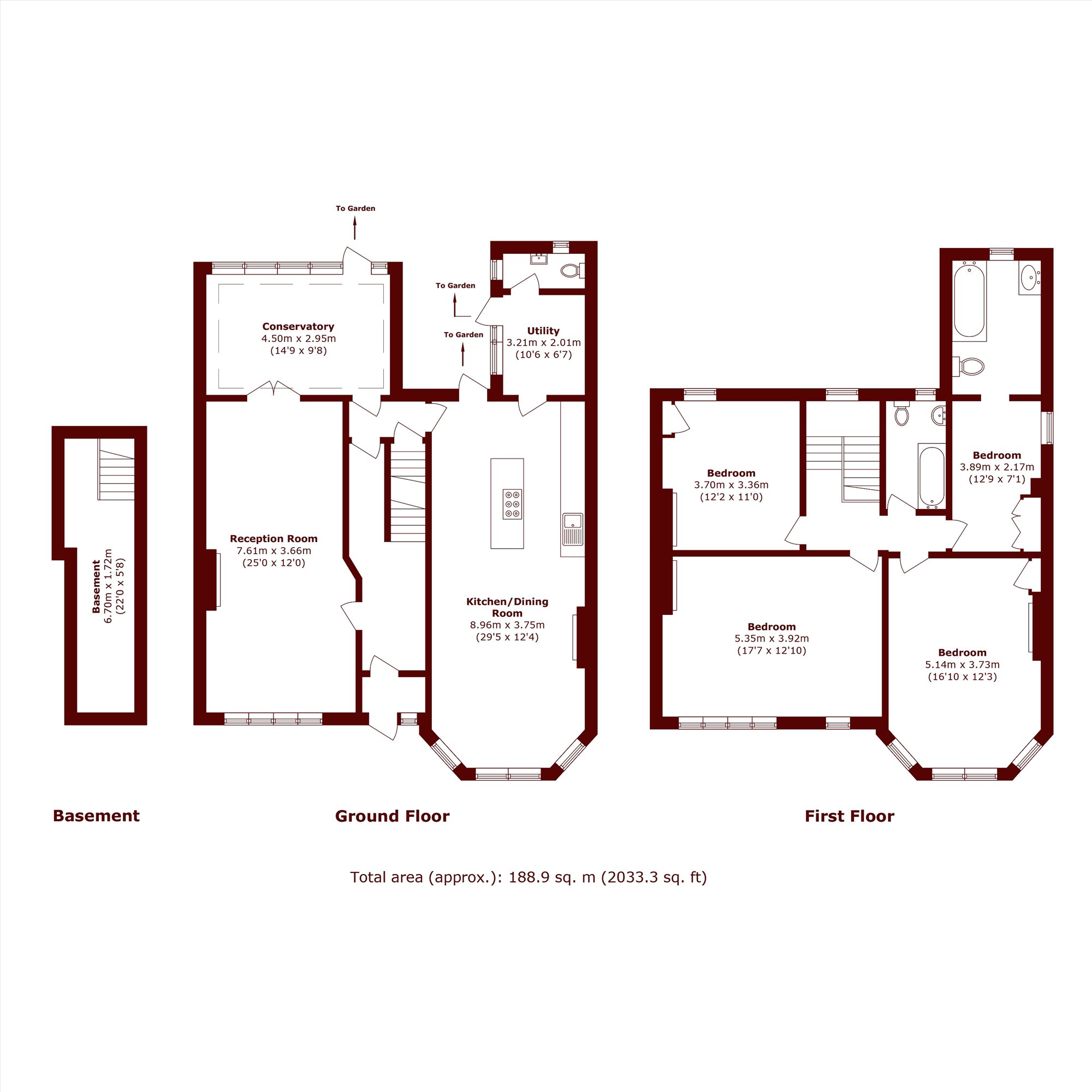 11, Glenshiel Road, London floorplan