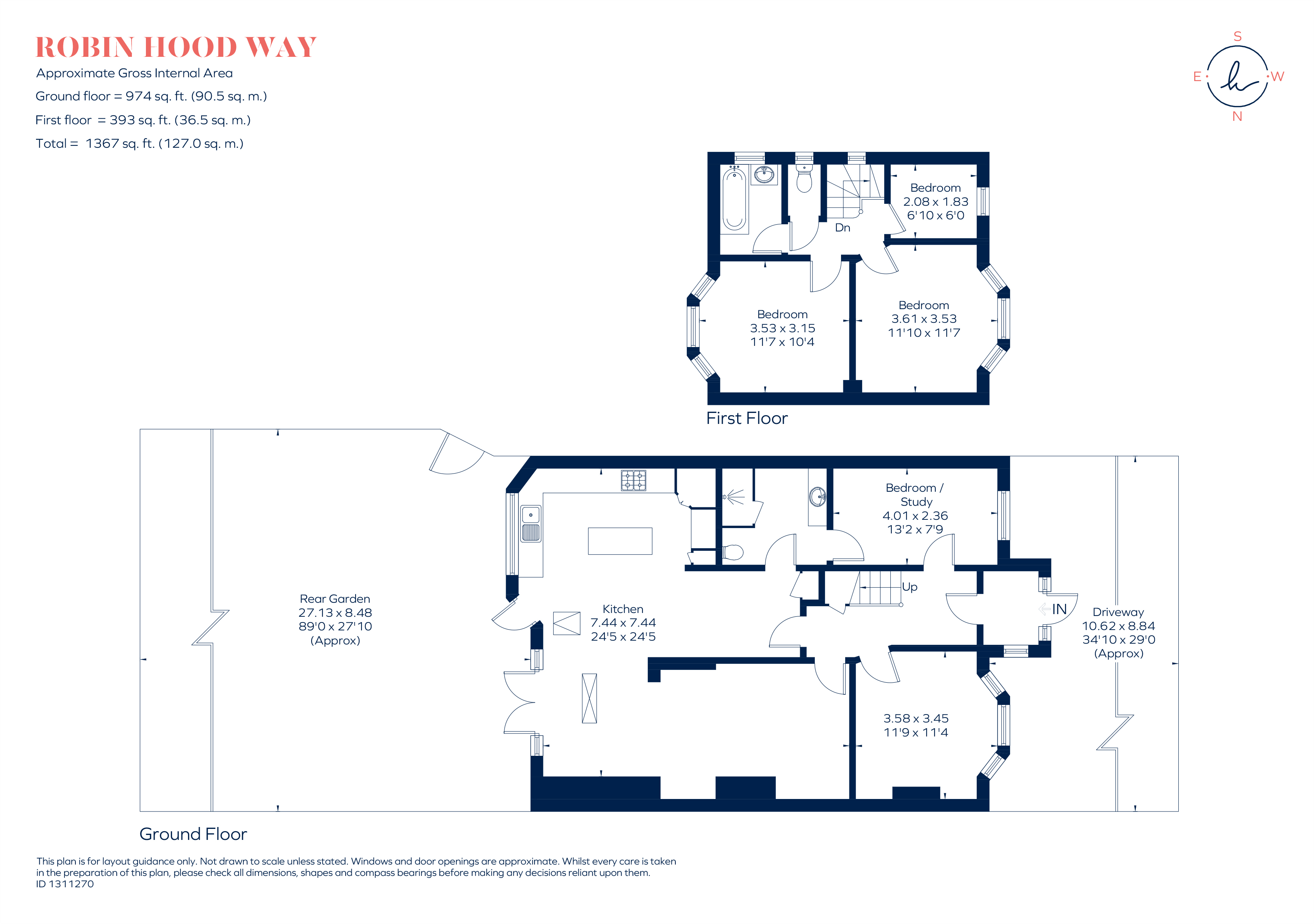 20, Robin Hood Way, London floorplan