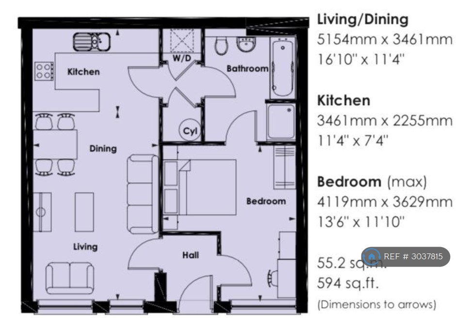 B Watling Street, Radlett floorplan