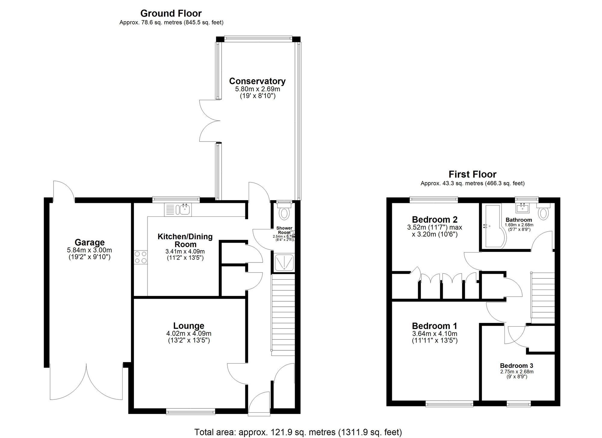 52 Meadowcroft Way, Royston floorplan