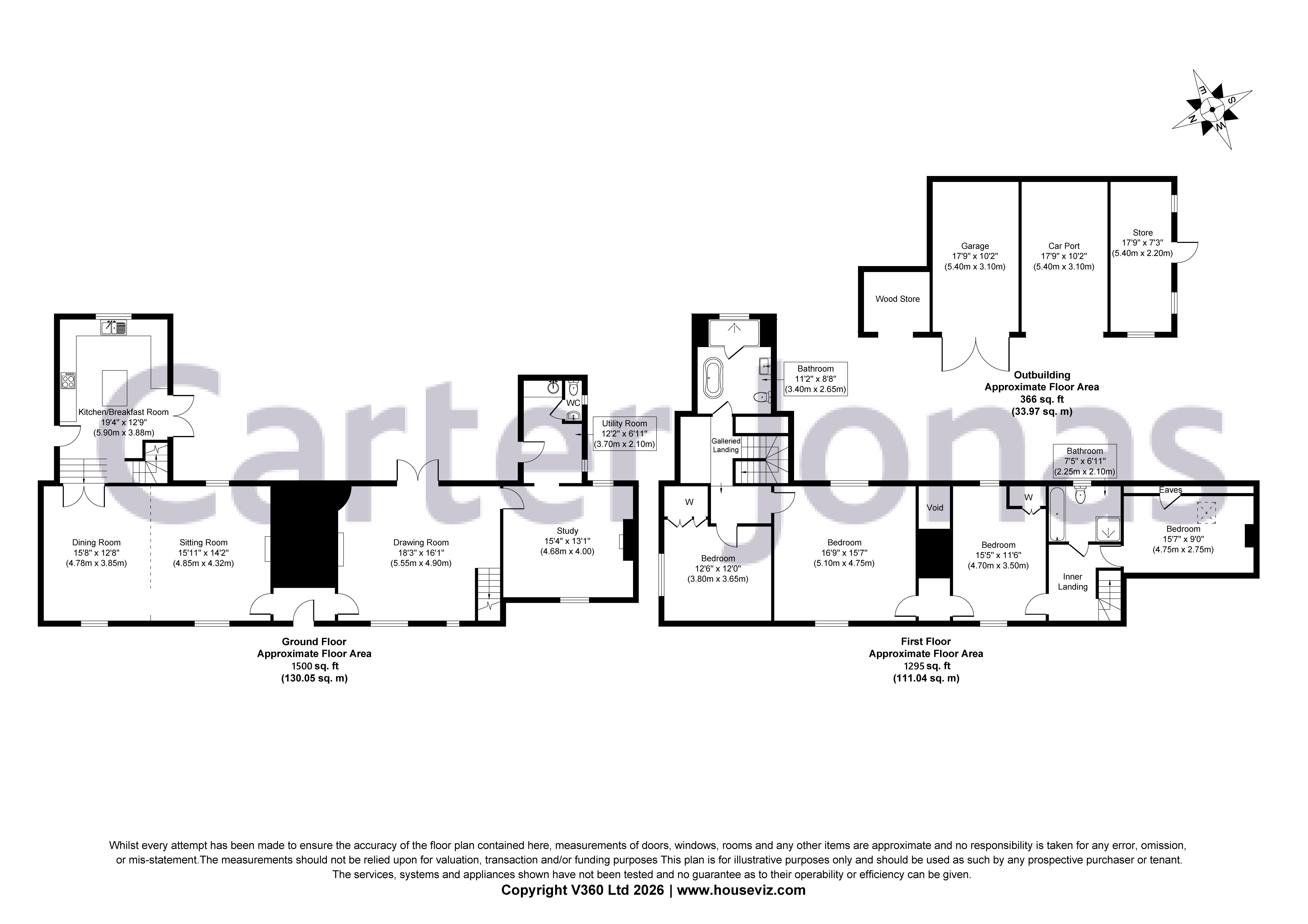 The Old Bakery, 6, West Green, Cambridge floorplan