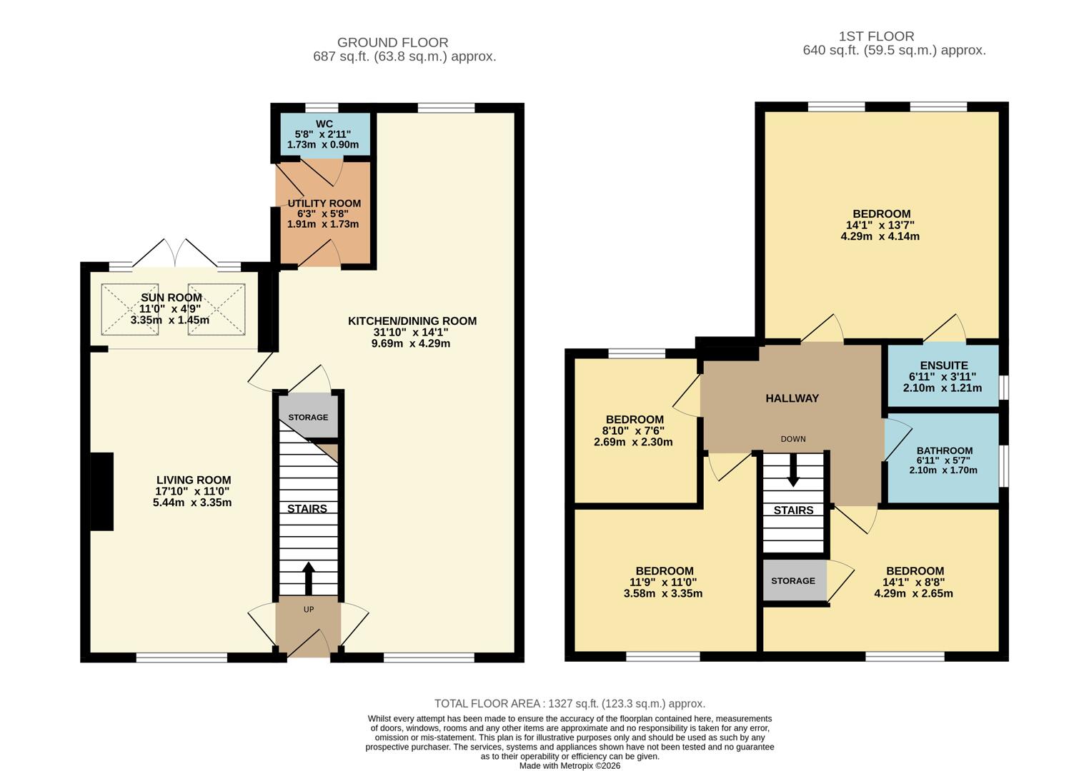 7, Palmer Crescent, Burton Latimer floorplan
