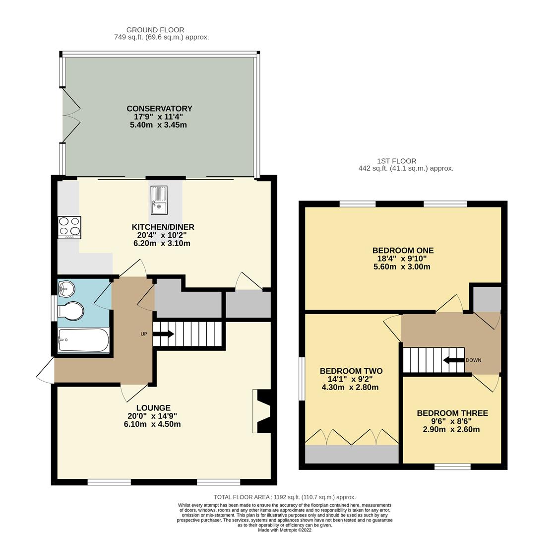 11, Compton Drive, Keyingham floorplan
