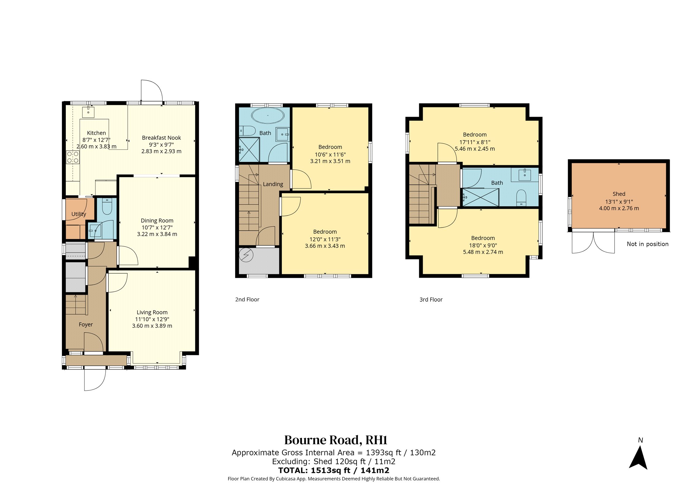 7, Bourne Road, Redhill floorplan