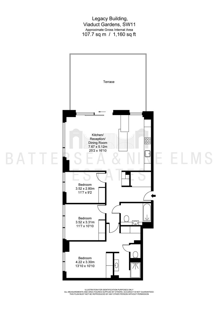 E98 Legacy, 1, Viaduct Gardens, London floorplan