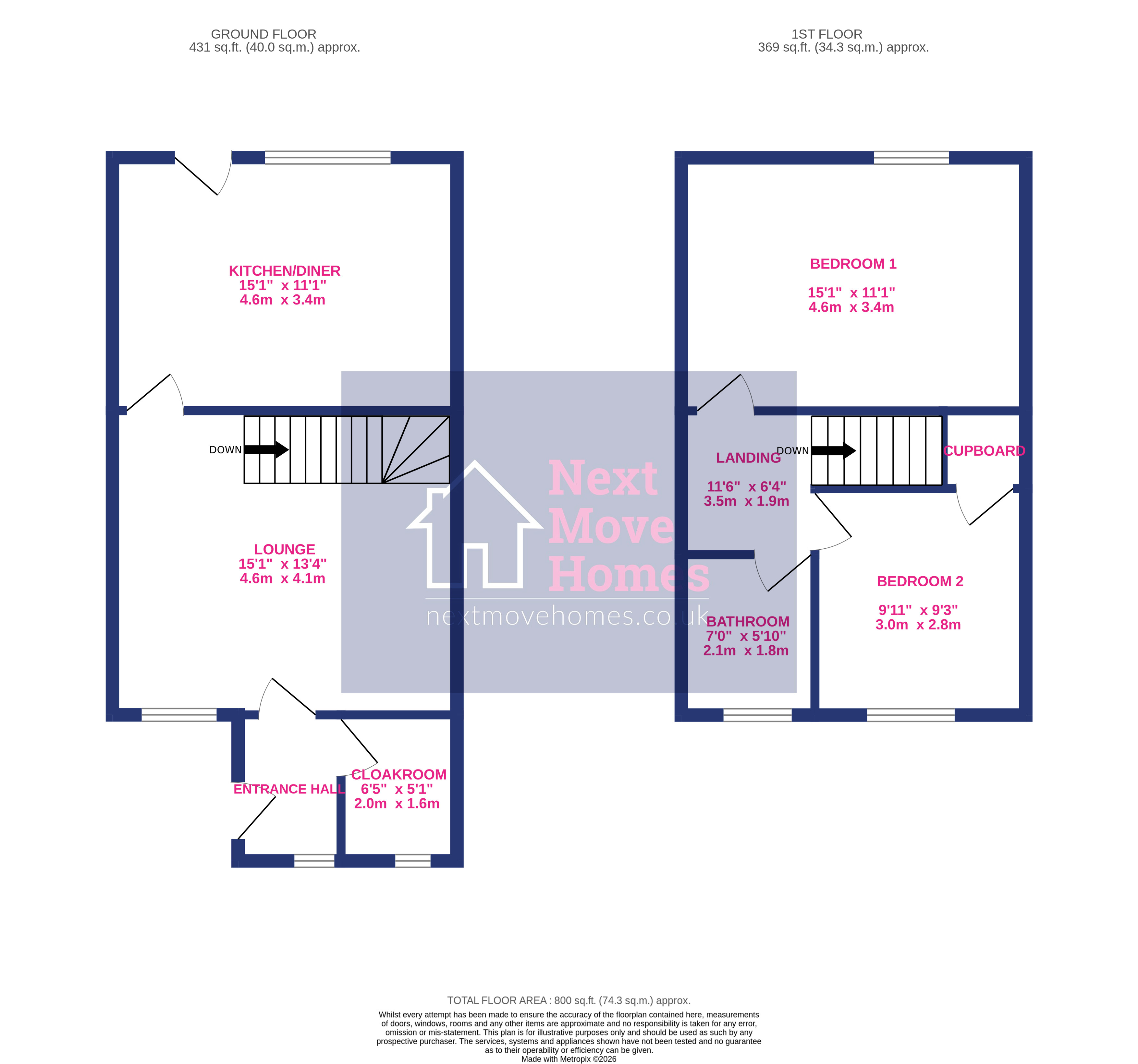 3, Dereham Road floorplan