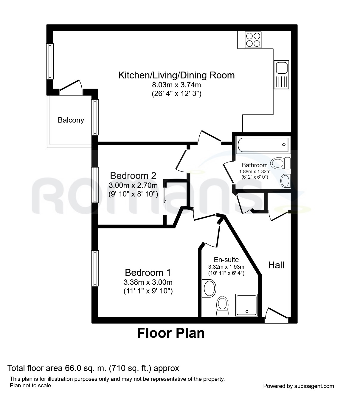 2 Bedrooms Flat to rent in Grebe Way, Maidenhead SL6