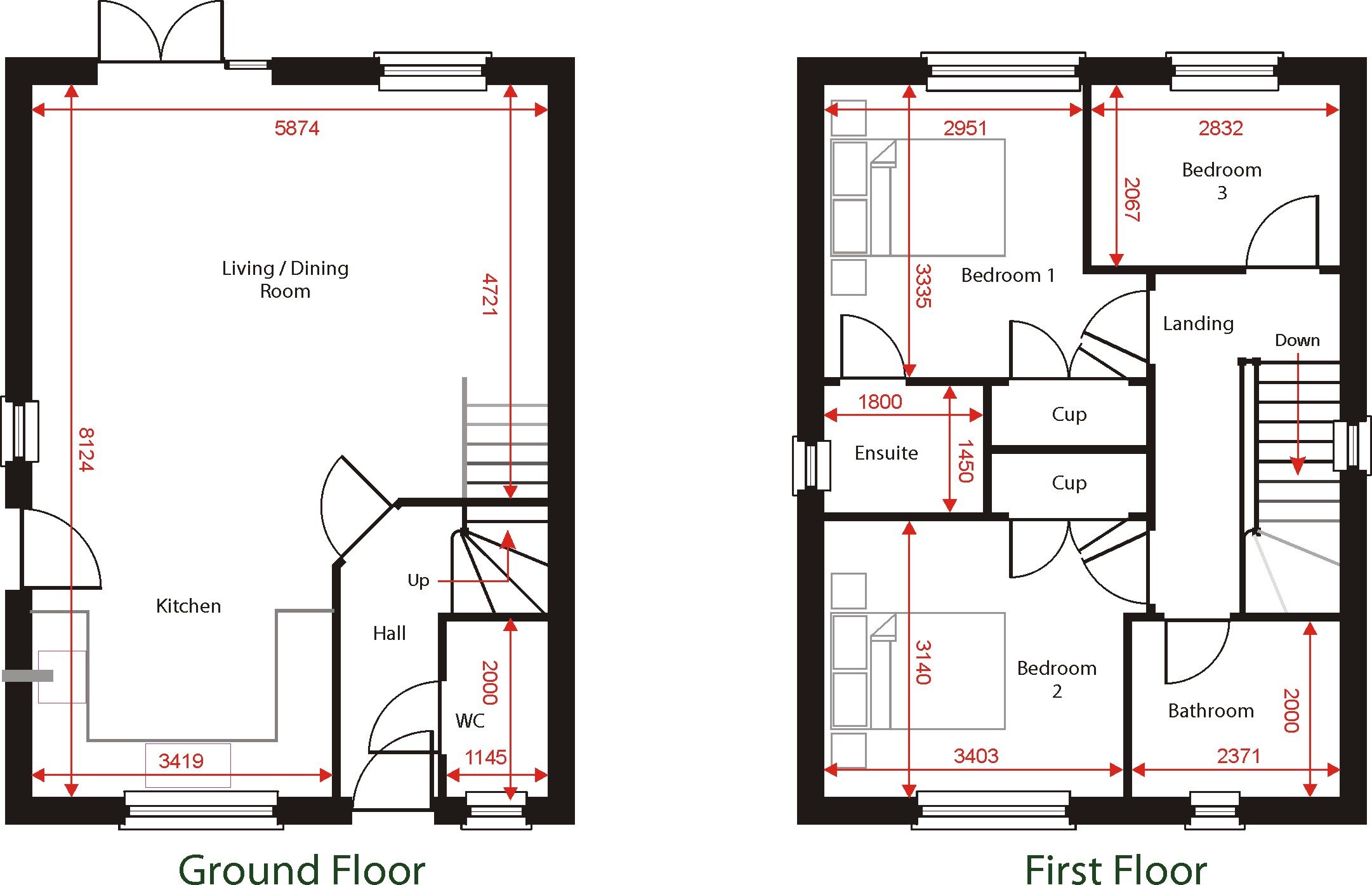 23 St. Peters Close, Woodbridge floorplan