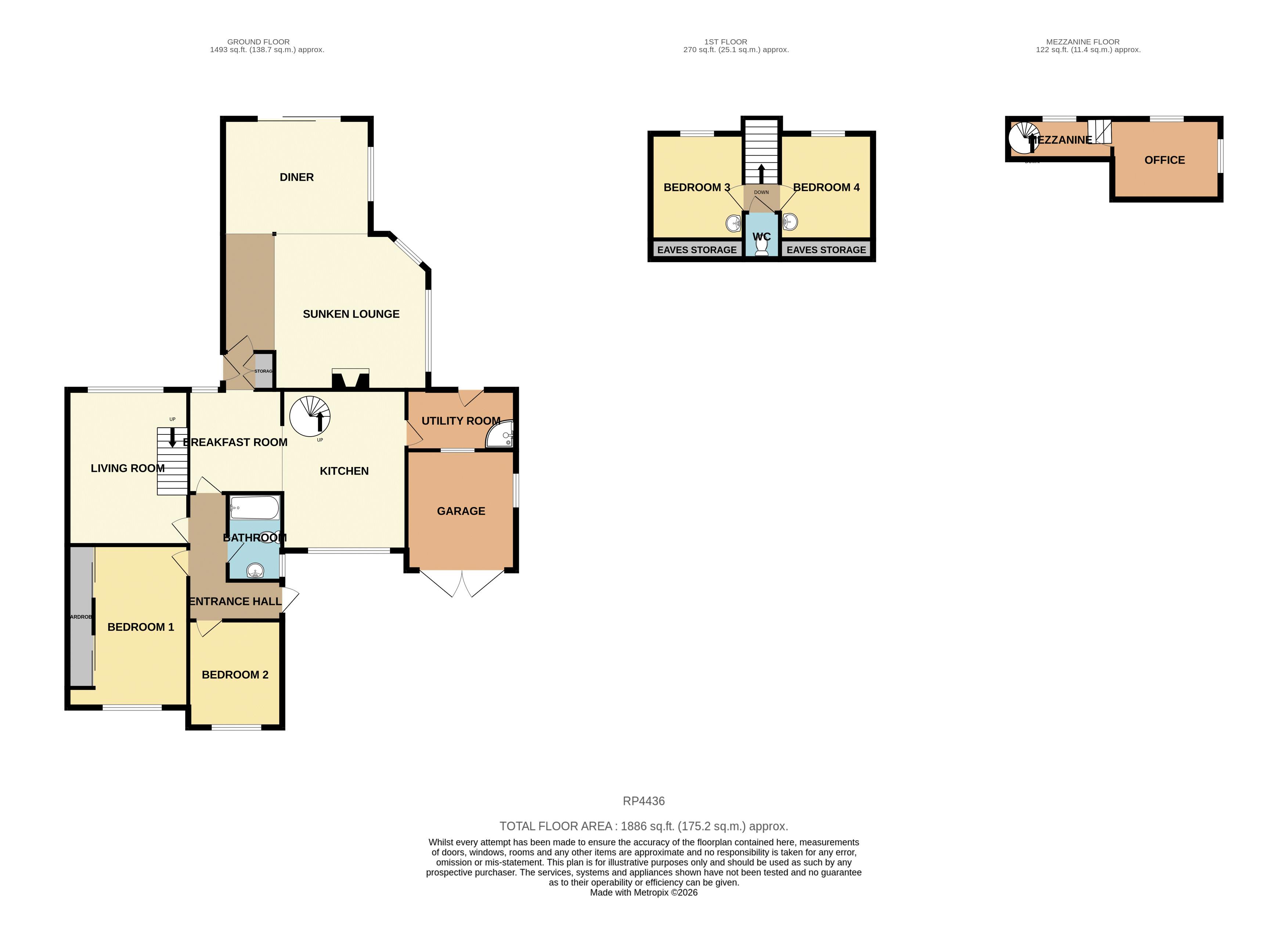25, Pentre Isaf, Colwyn Bay floorplan