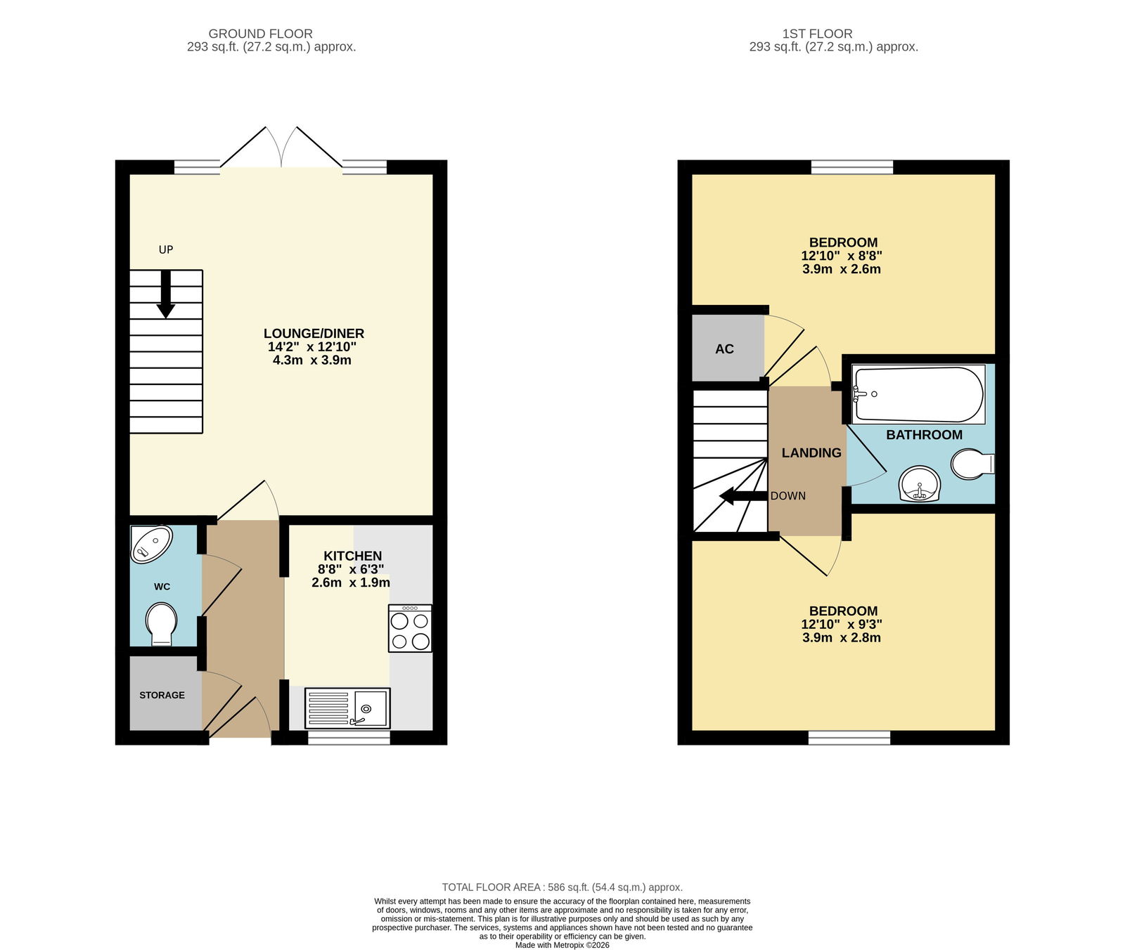 4, Elton Drive, Ledbury floorplan