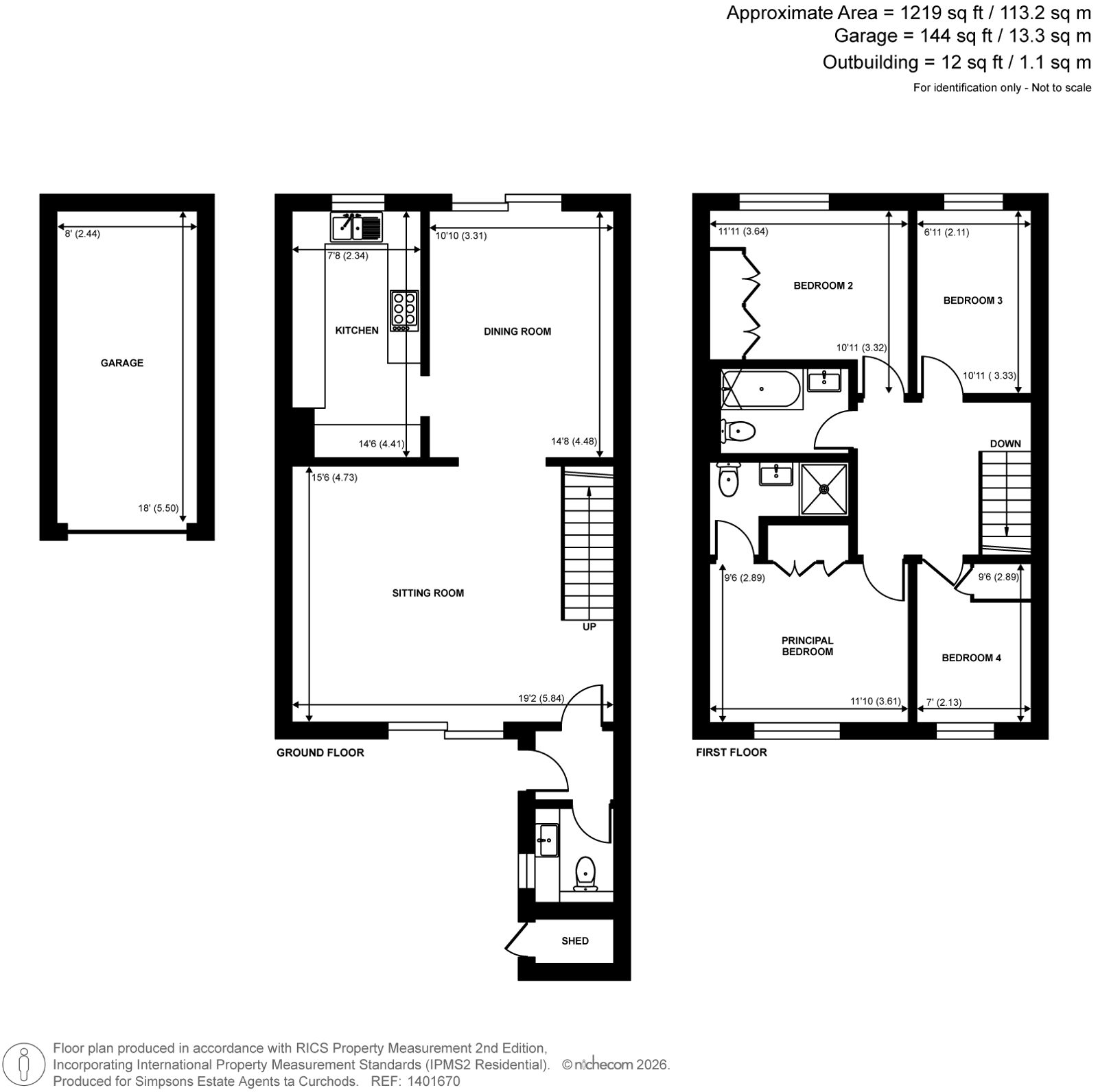 7 Hurst Lodge,, Gower Road, Weybridge floorplan