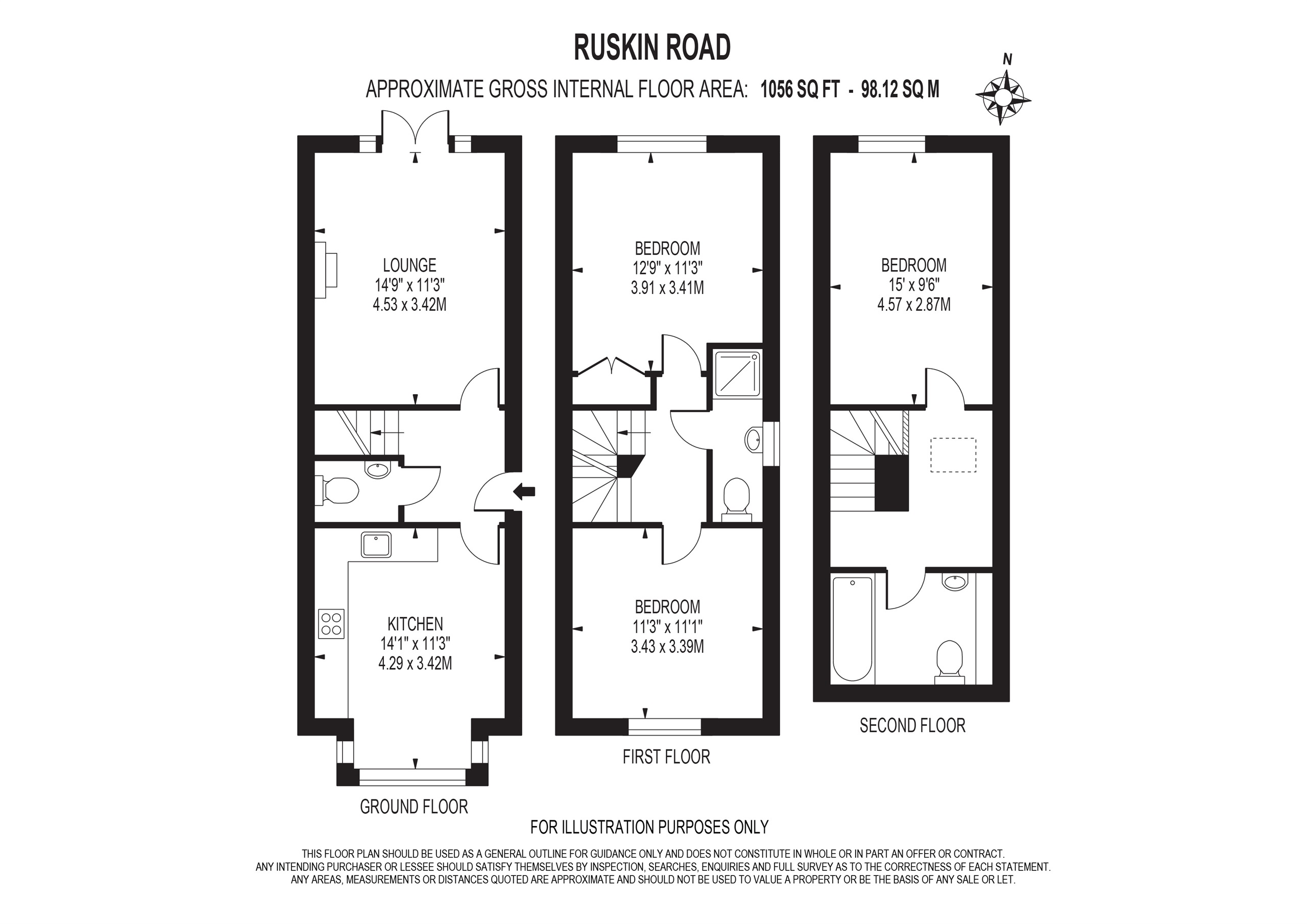 Ruskin Road, Carshalton SM5, 3 bedroom semidetached house for sale