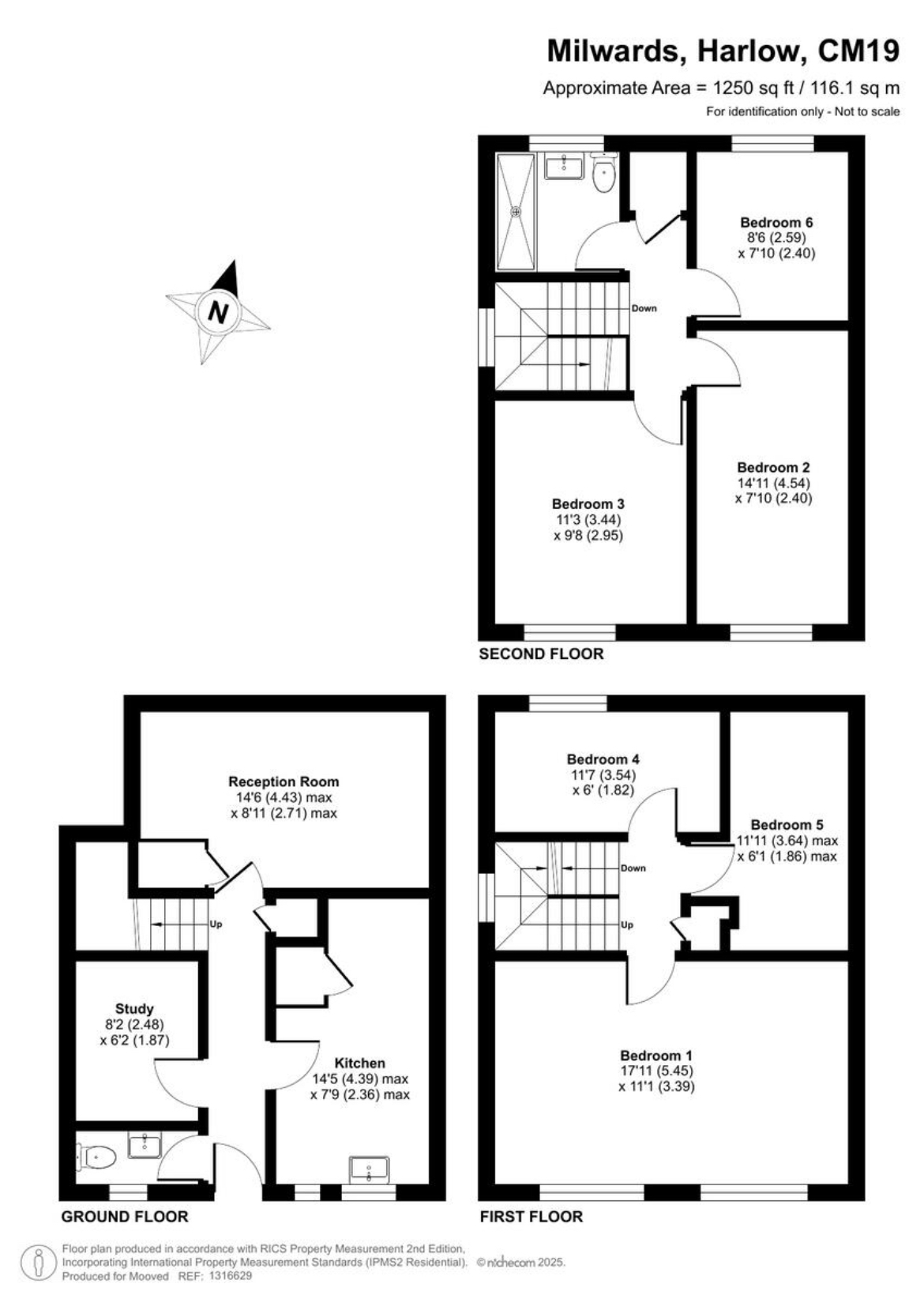 378, Milwards, Harlow floorplan