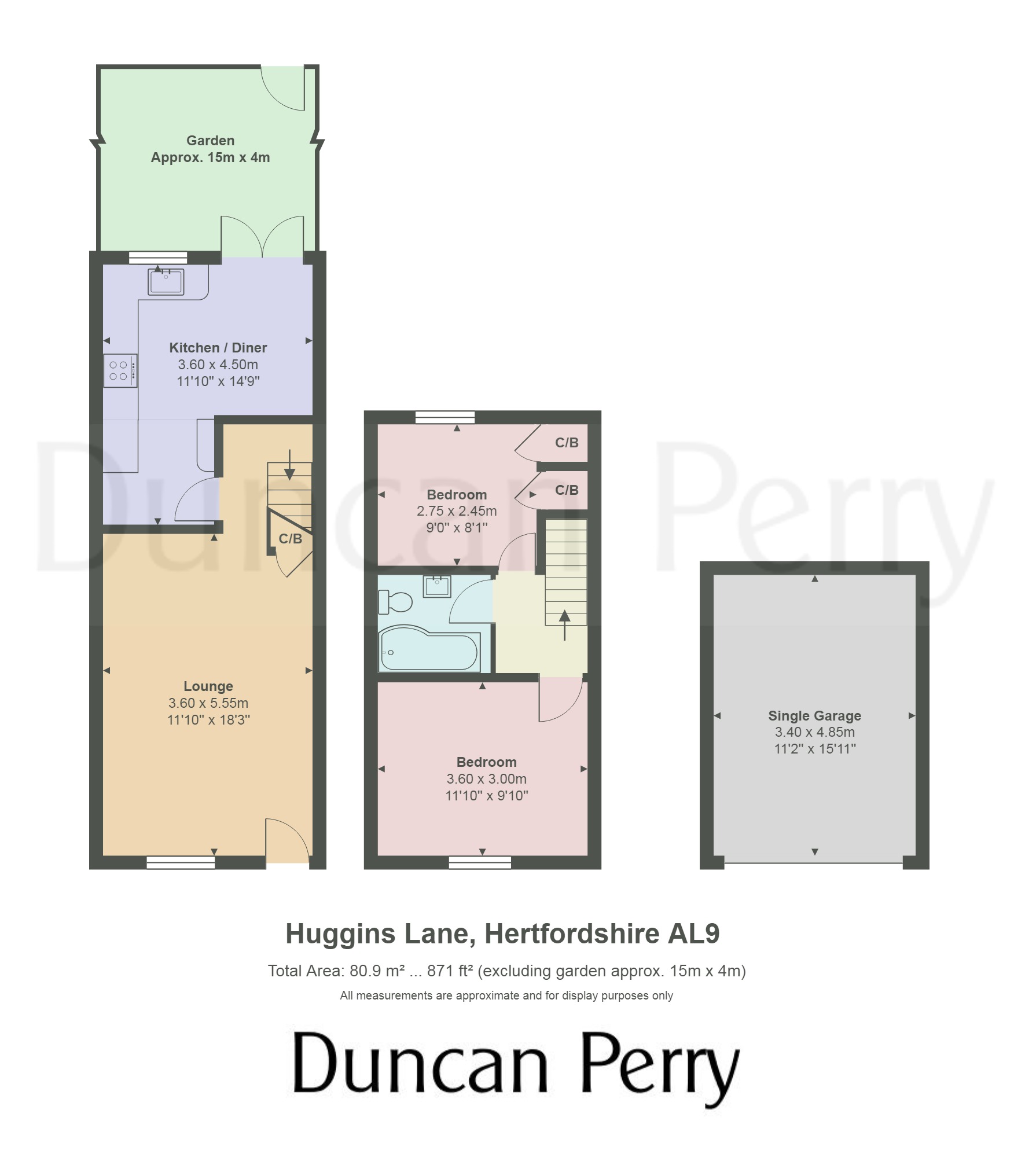 2 Bedrooms Cottage for sale in Huggins Lane, North Mymms, Hatfield AL9