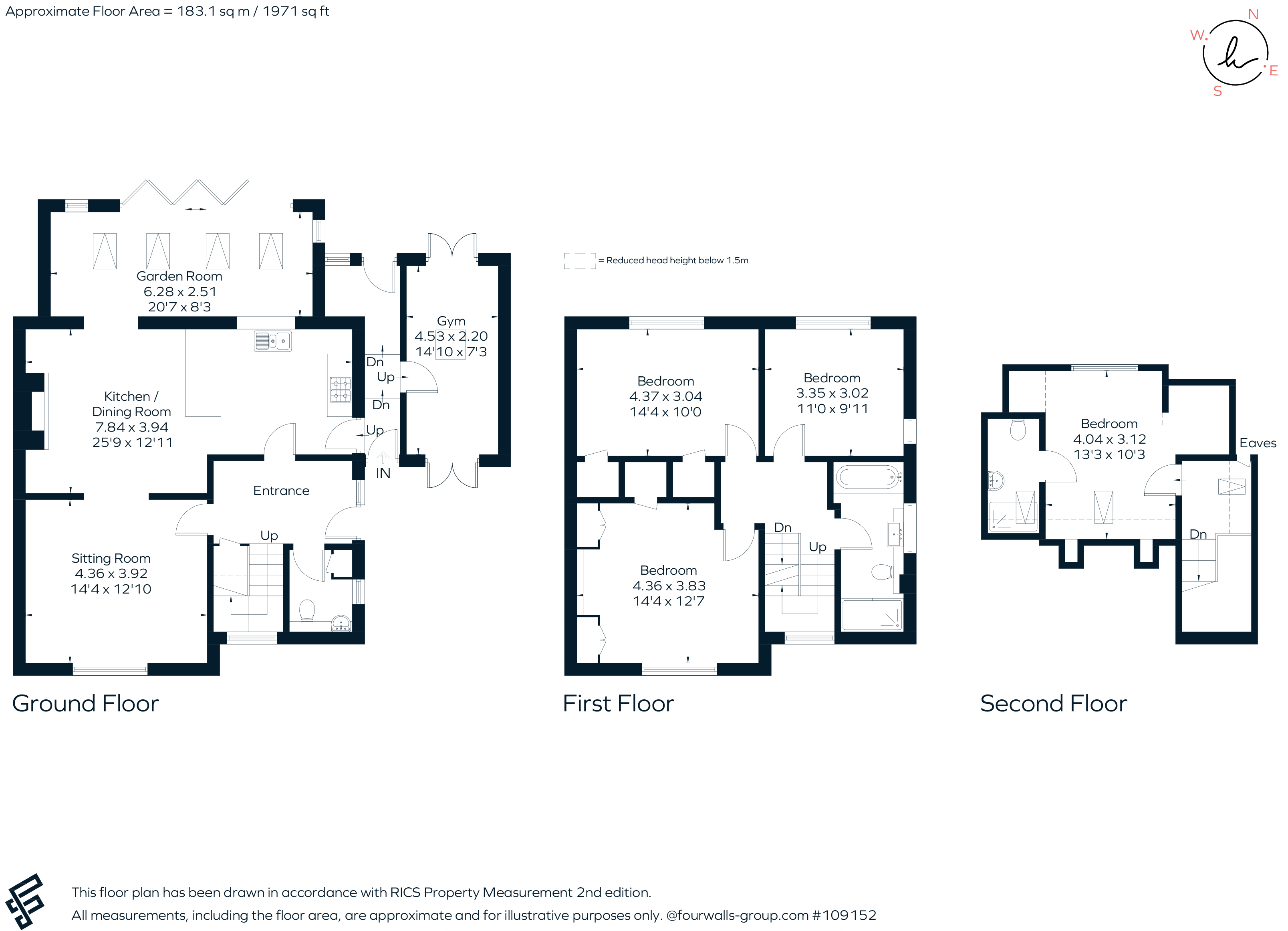 60, Minster Way, Bath floorplan