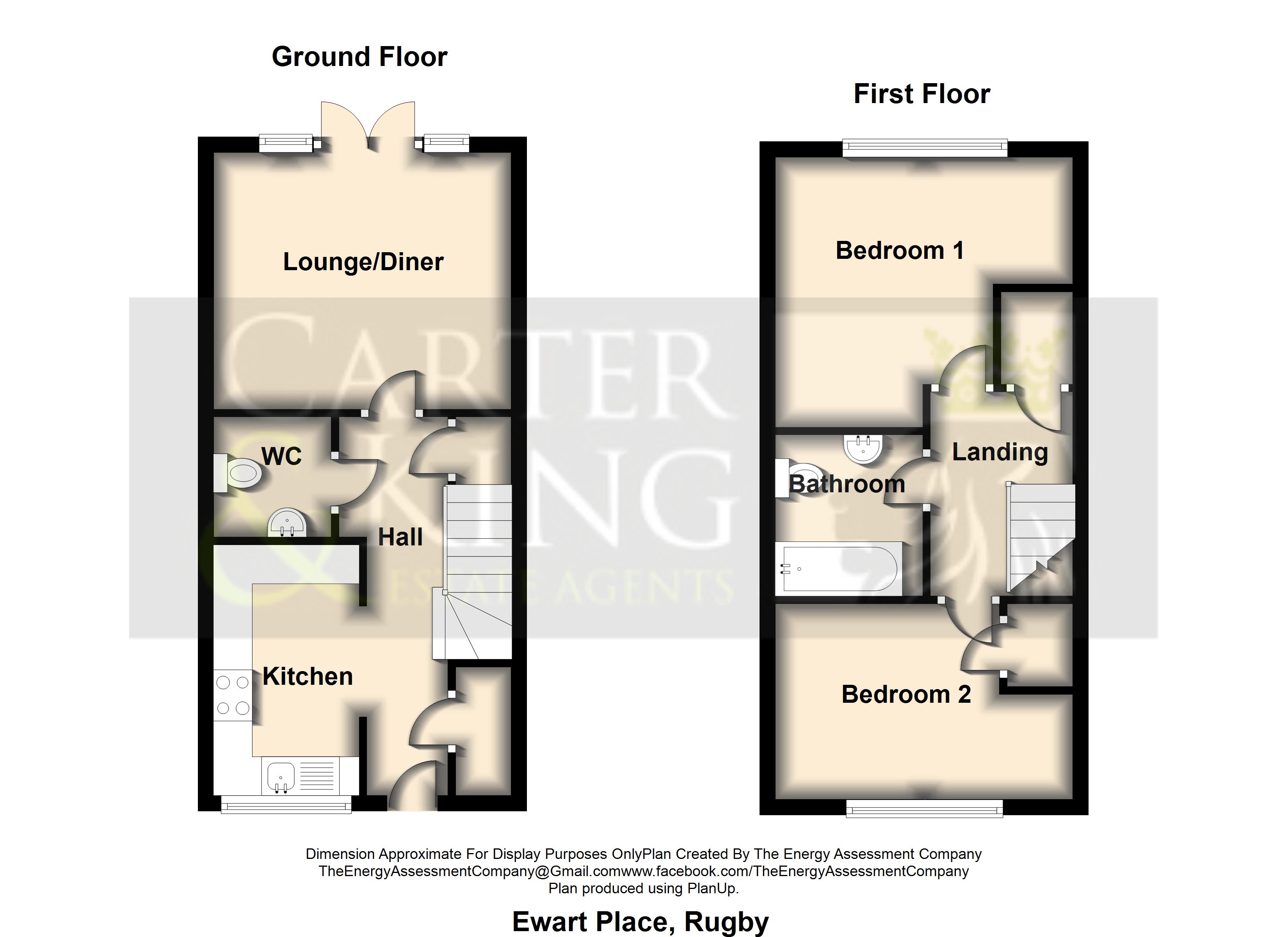 6, Ewart Place, Rugby floorplan