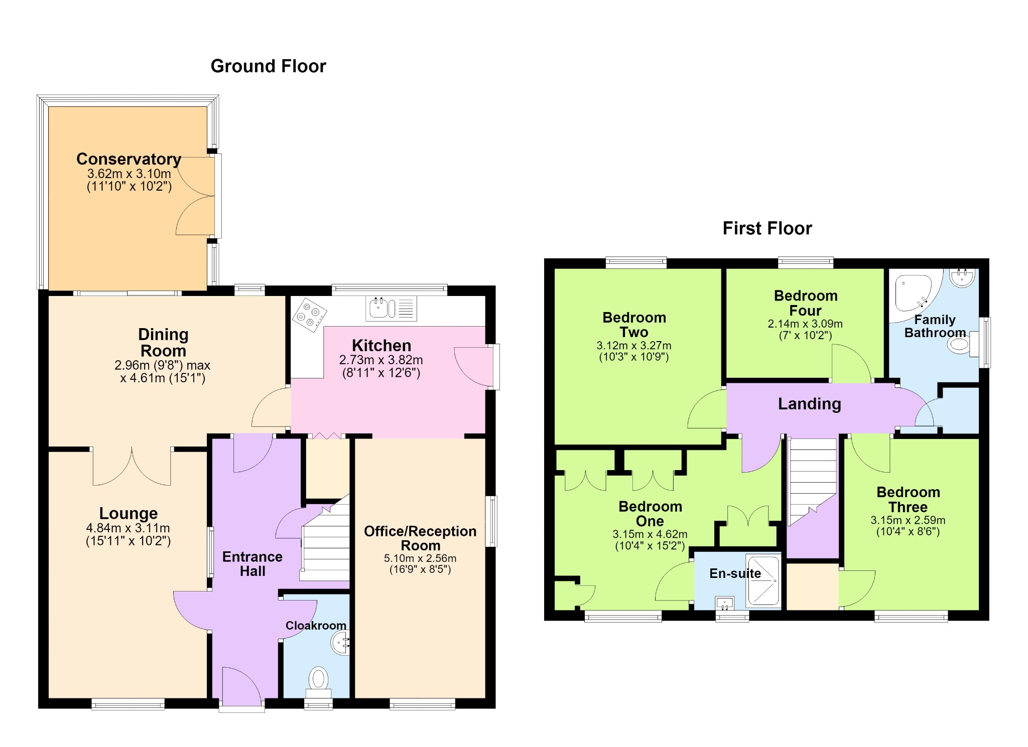 5 Greenway, Braunston, Northamptonshire floorplan