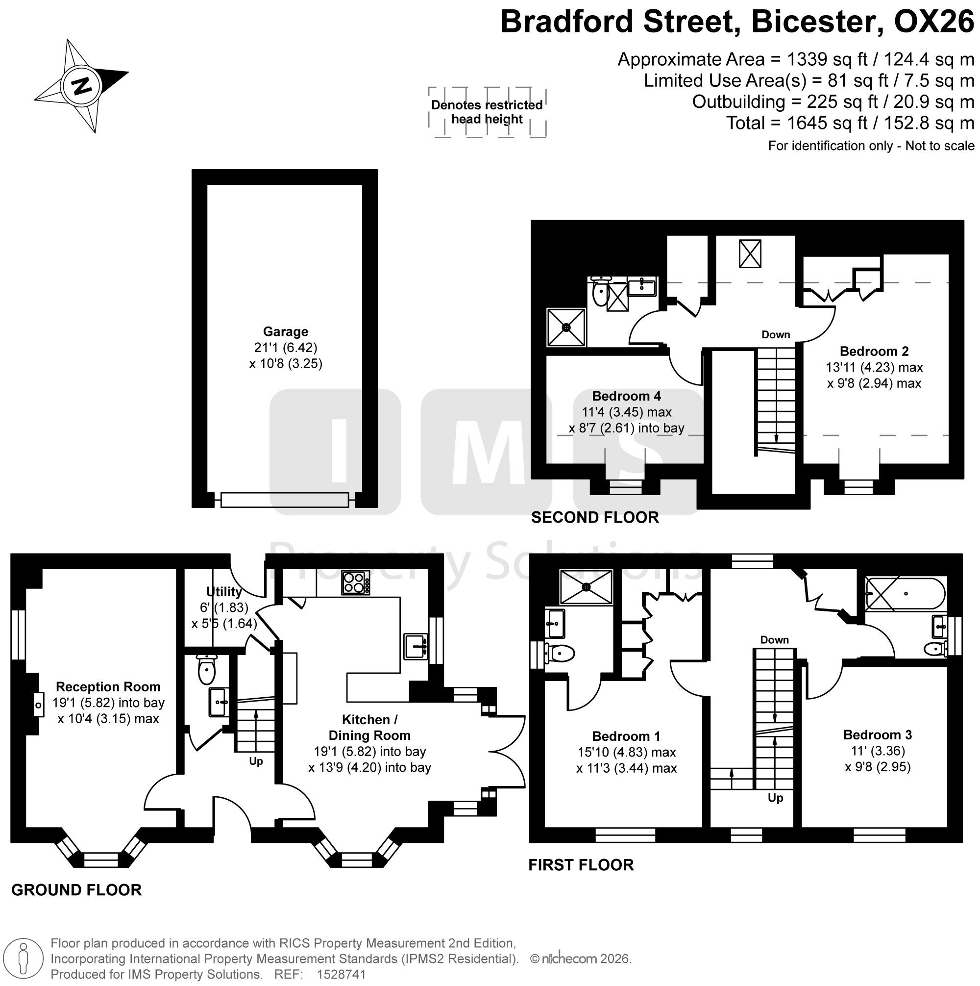 1 Bradford Street, Bicester floorplan