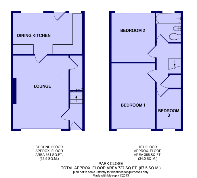 3 Bedrooms Terraced house for sale in Park Close, Bramley, Leeds LS13