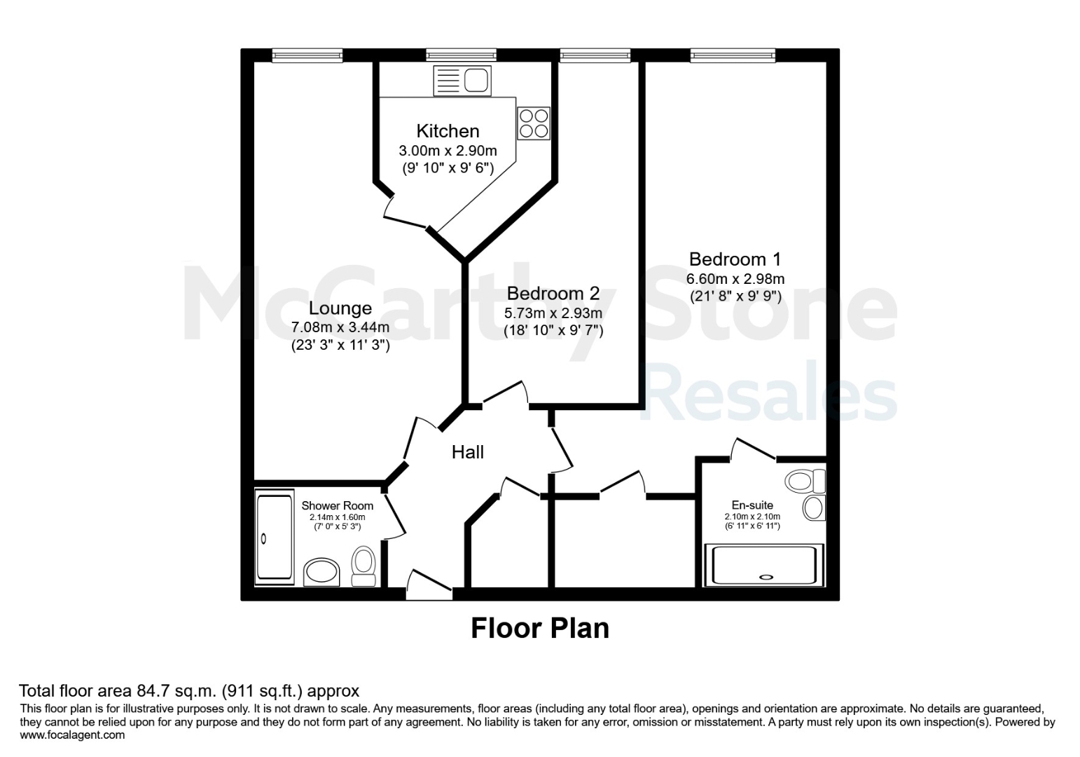 25 Portland Grange, Portland Street, Leek floorplan