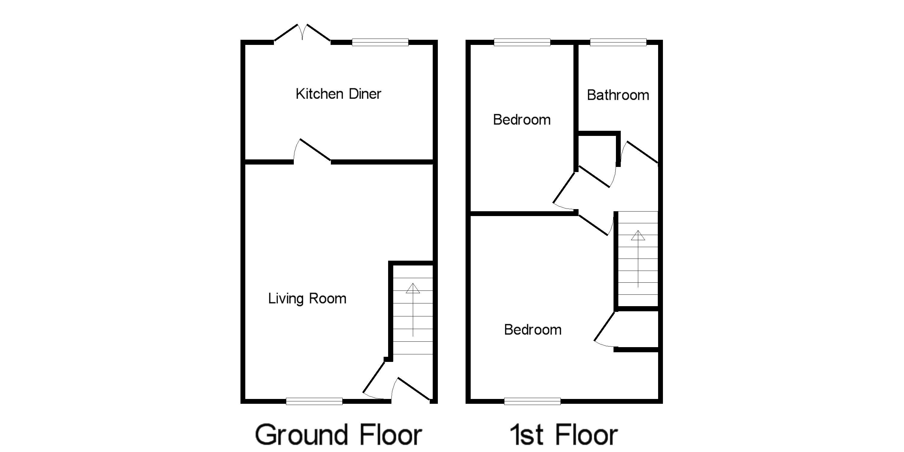 2 Bedrooms  to rent in Elvaston Road, North Wingfield, Chesterfield S42