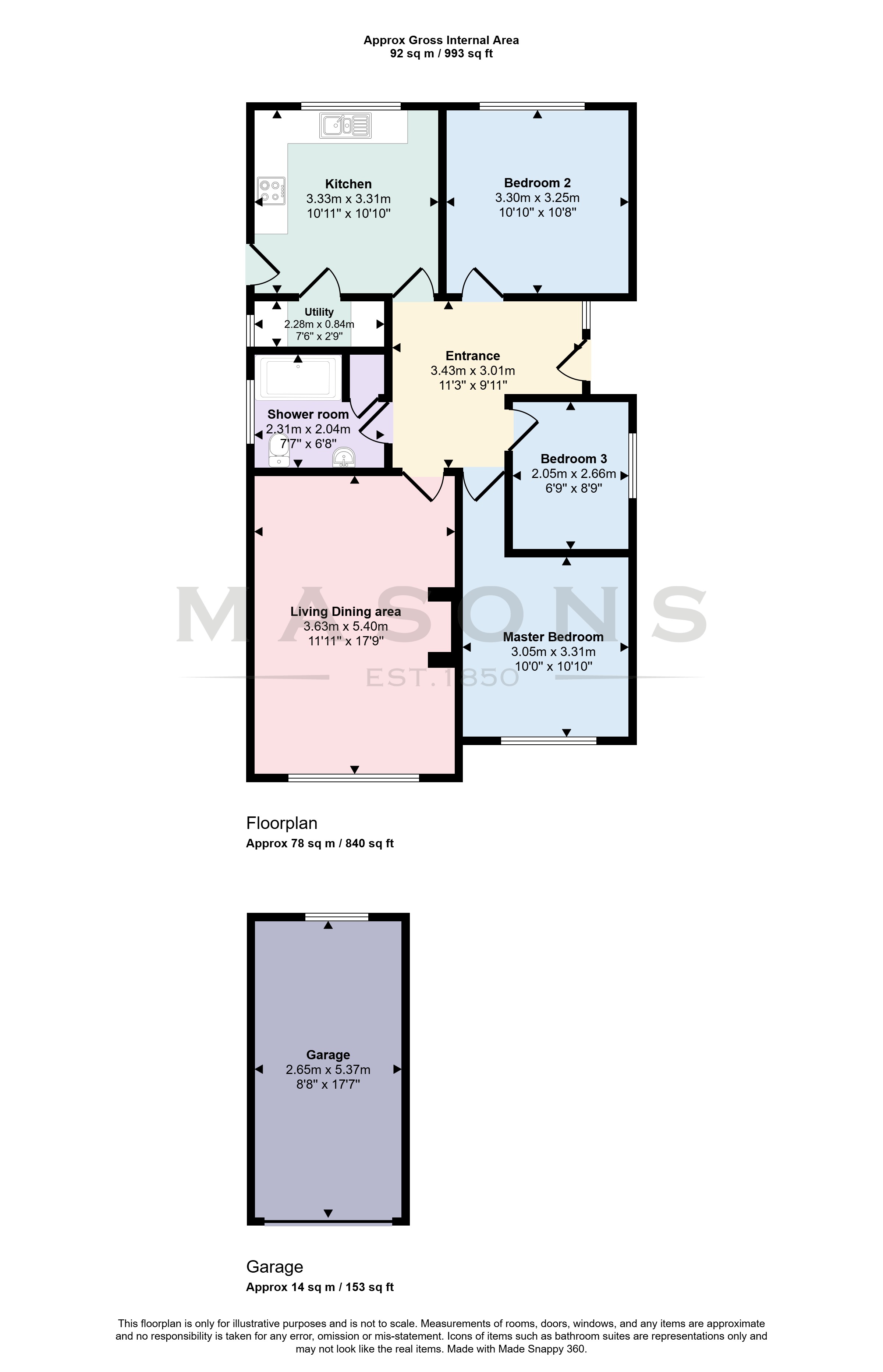 Parklands, Park Lane, Louth floorplan