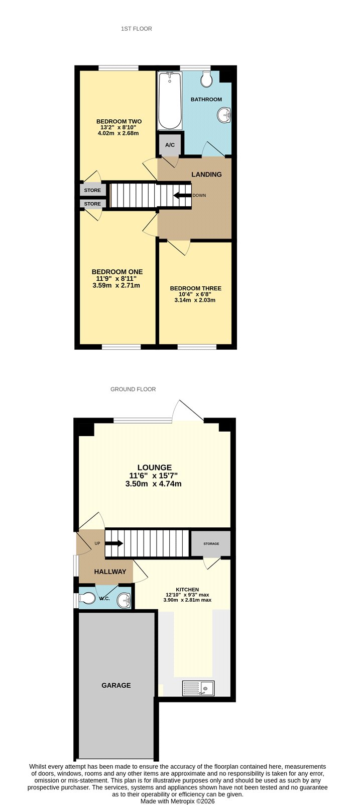 13, Holman Street, Worcestershire floorplan