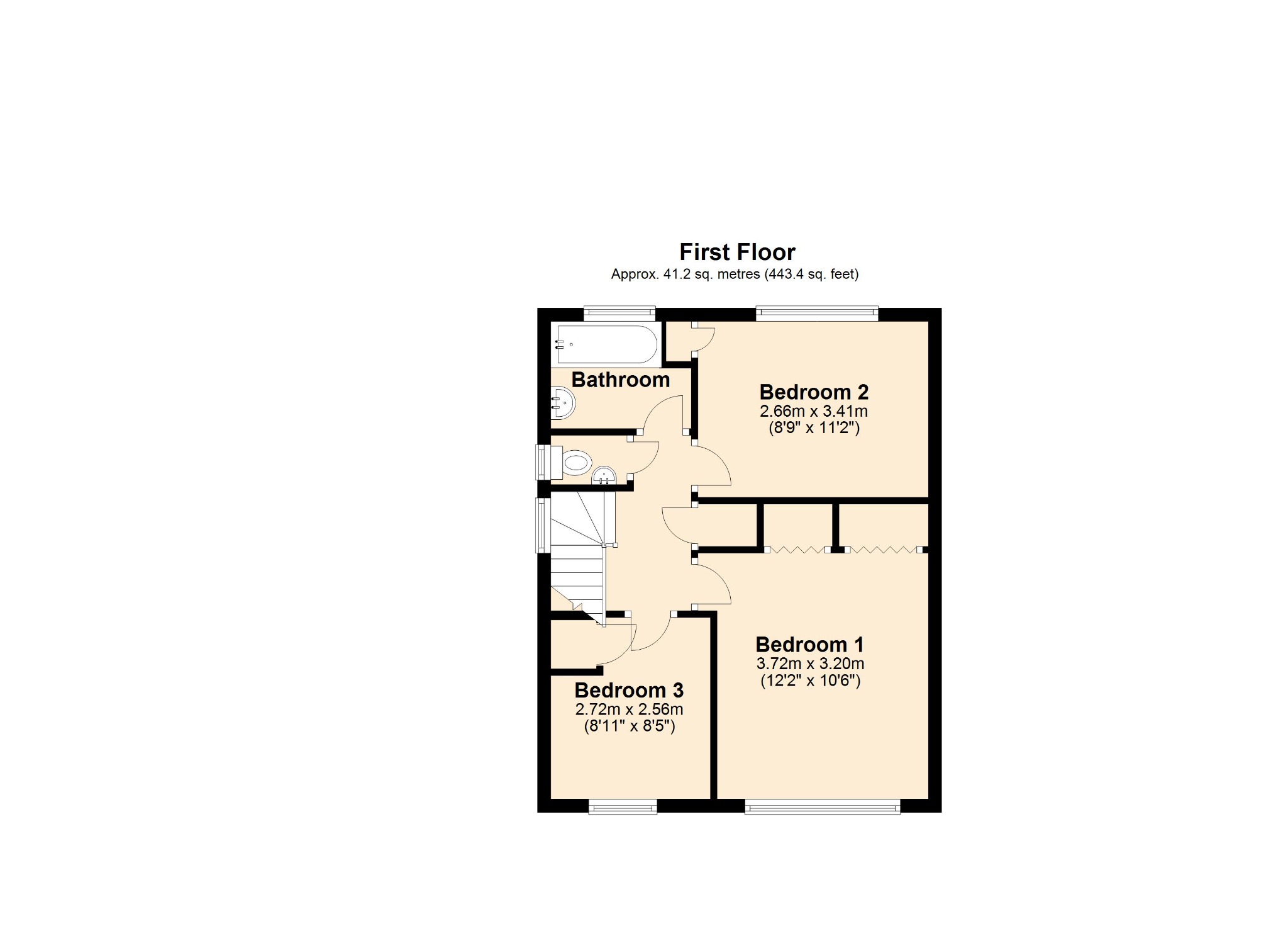 Millfield, Southwater, Horsham RH13, 3 bedroom semidetached house for