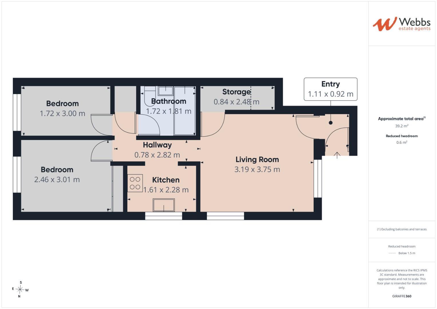 5A, Northgate, Walsall Wood floorplan