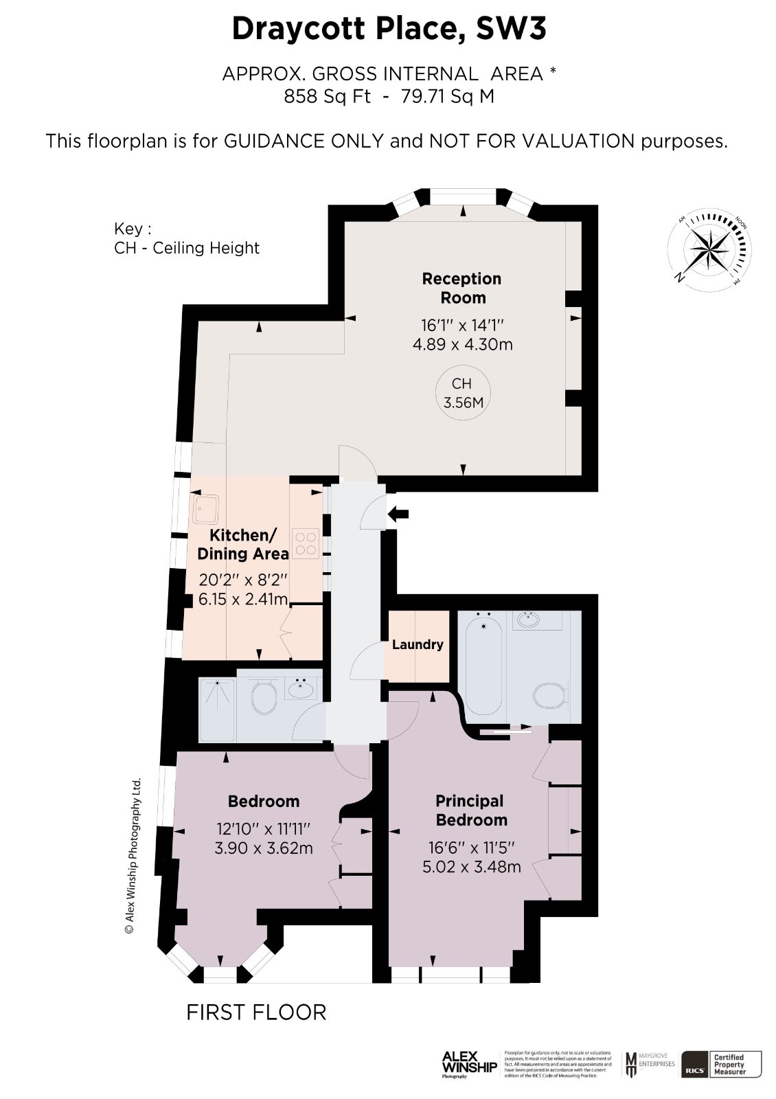 Flat 3, 25, Draycott Place, London floorplan