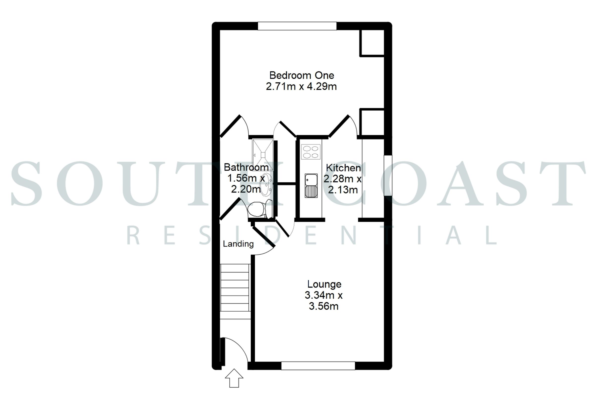 7a Iford Close, Newhaven floorplan