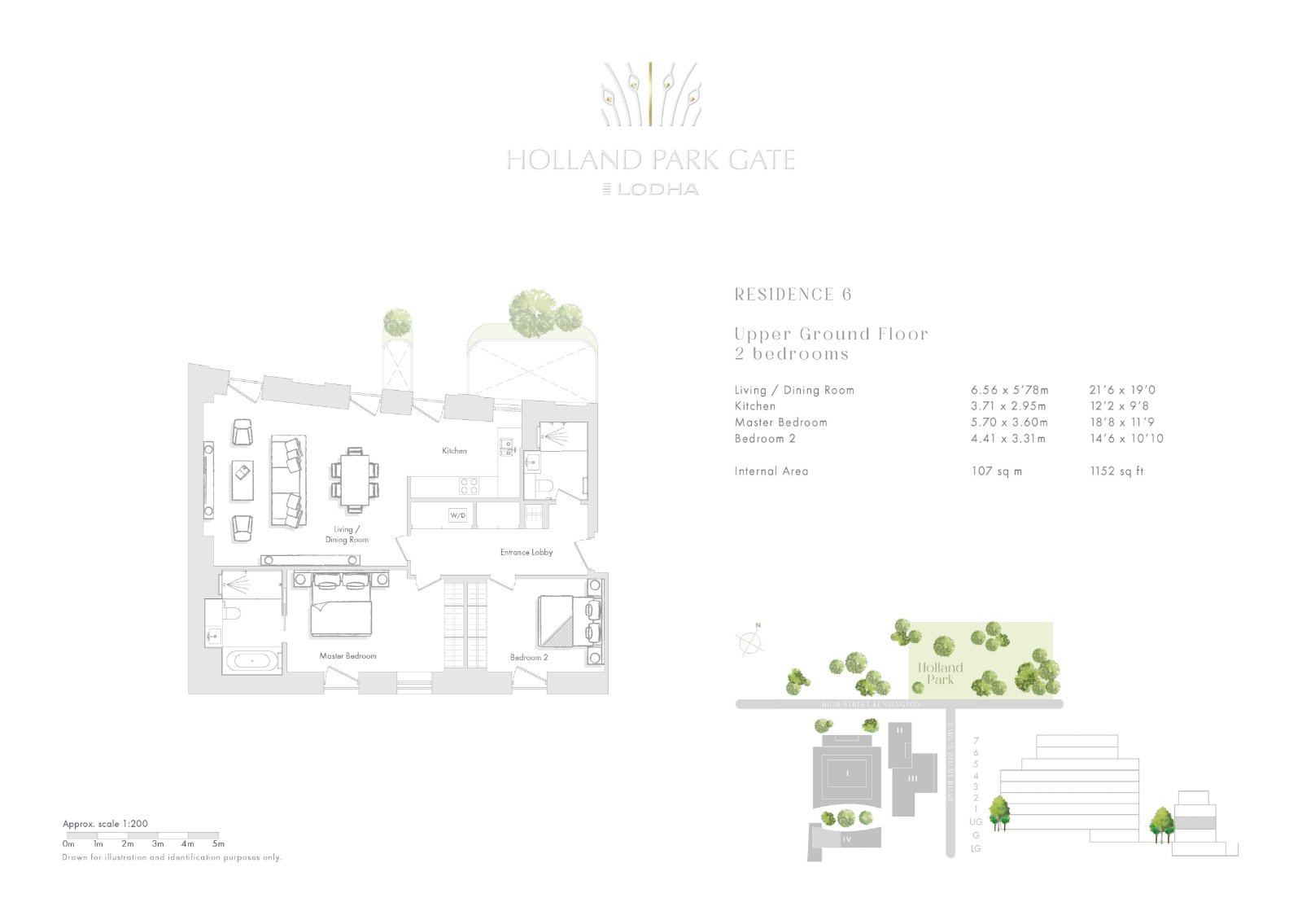 Apartment 6,, Holland Park Gate, London floorplan