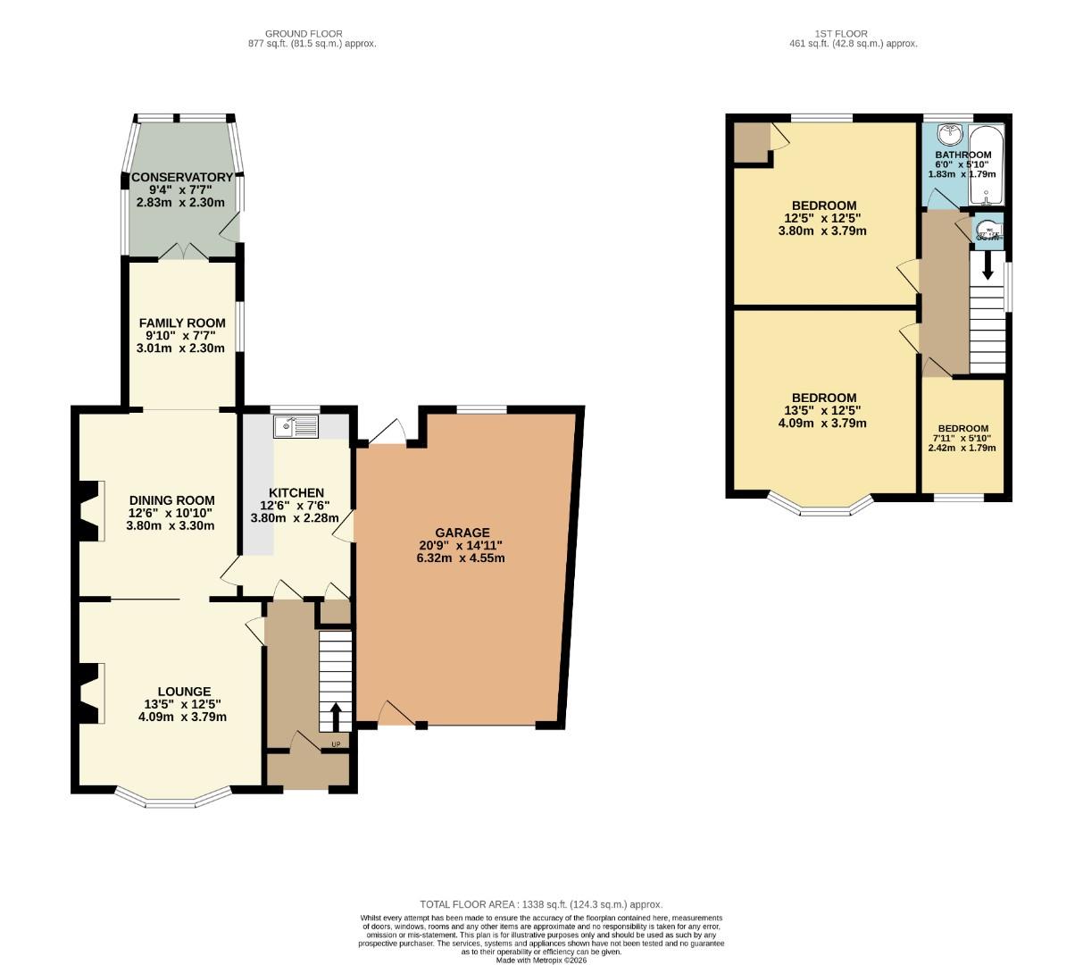 17, Ben Close, Sheffield floorplan