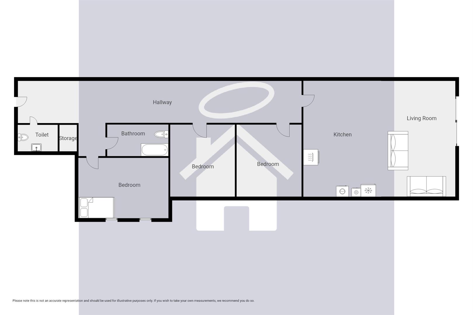 Woodville Road, Cardiff floorplan