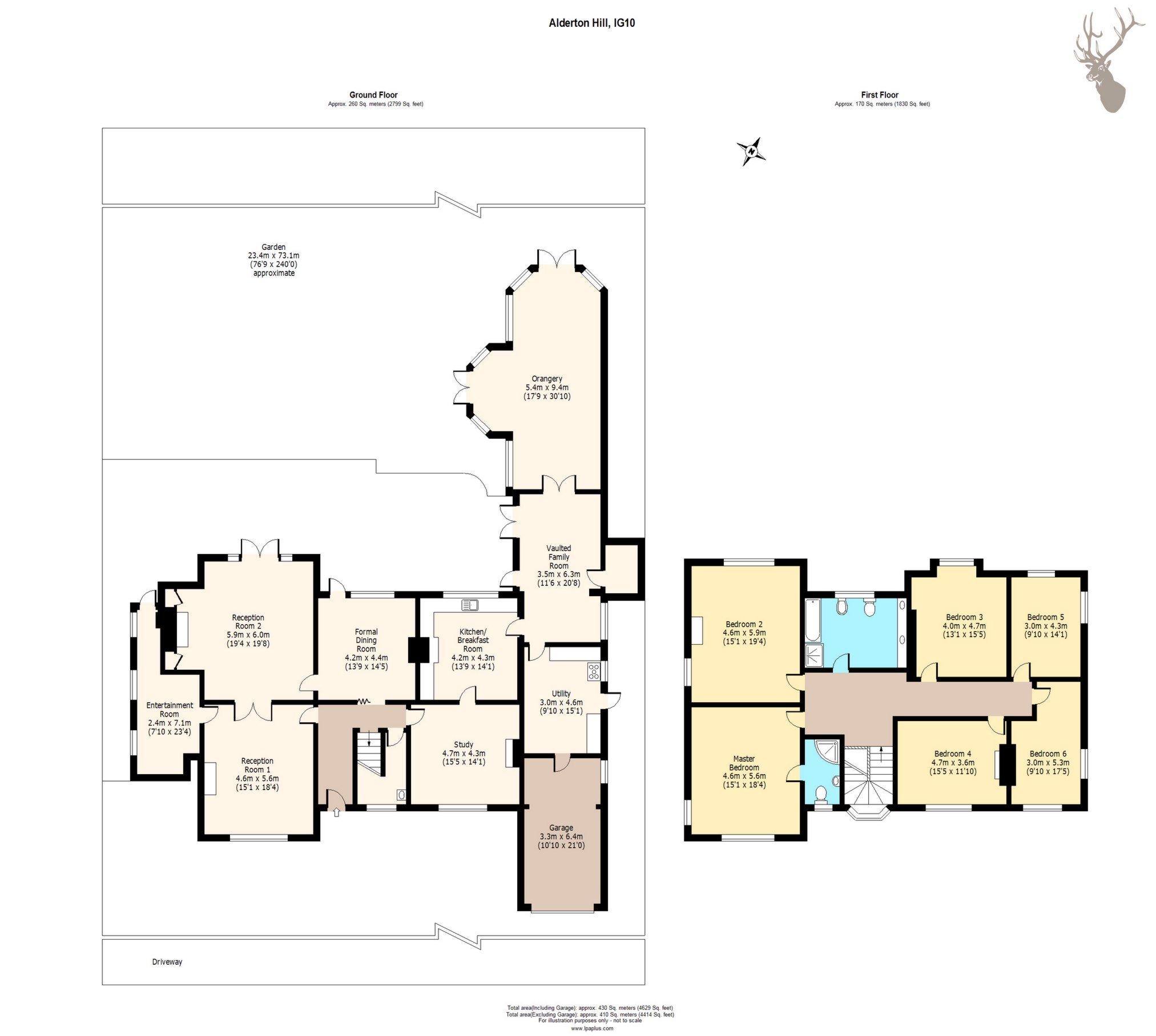 6 Bedrooms Terraced house for sale in Alderton Hill, Loughton IG10