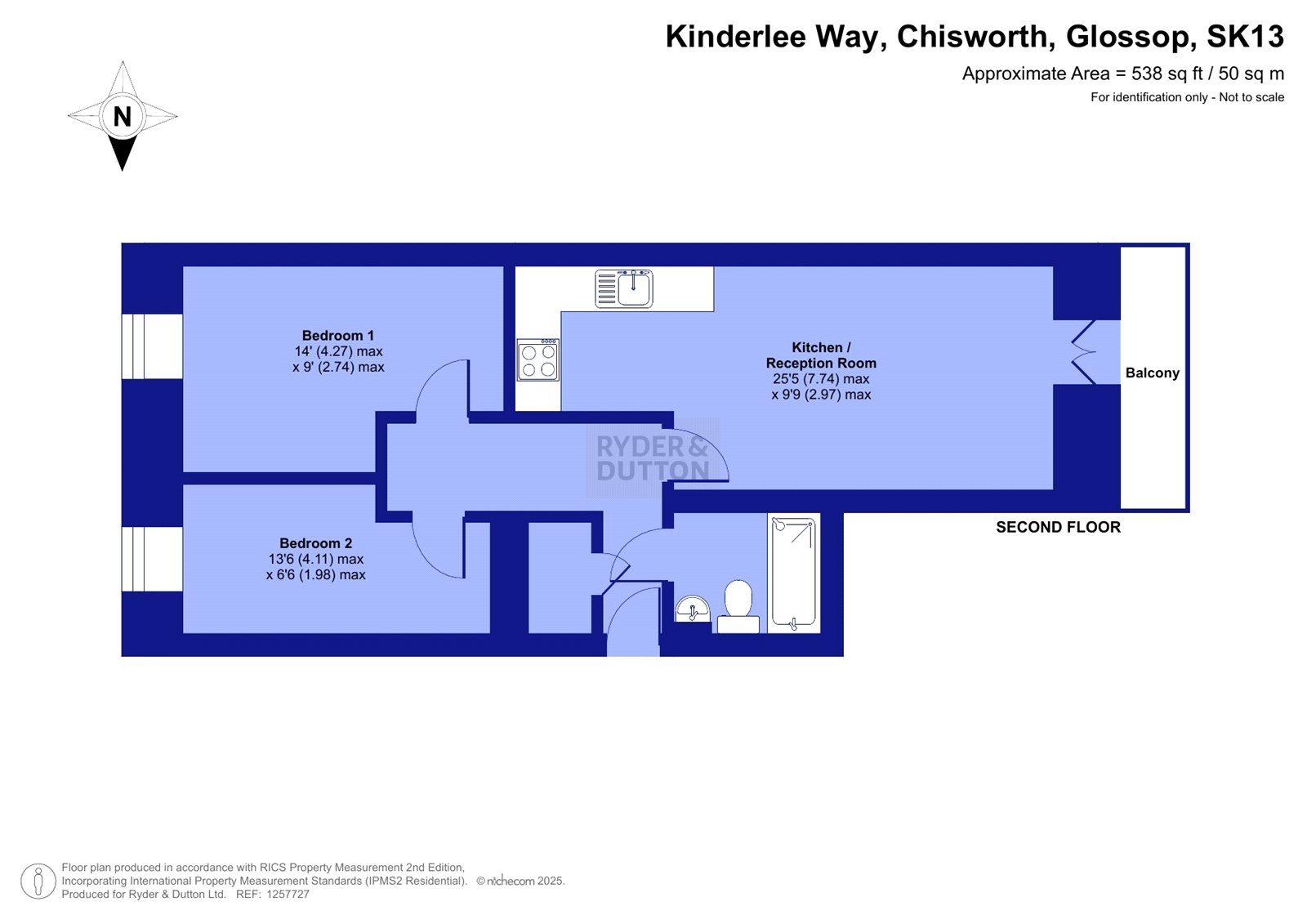 32 Kinderlee Mill North,, Kinderlee Way, Glossop floorplan
