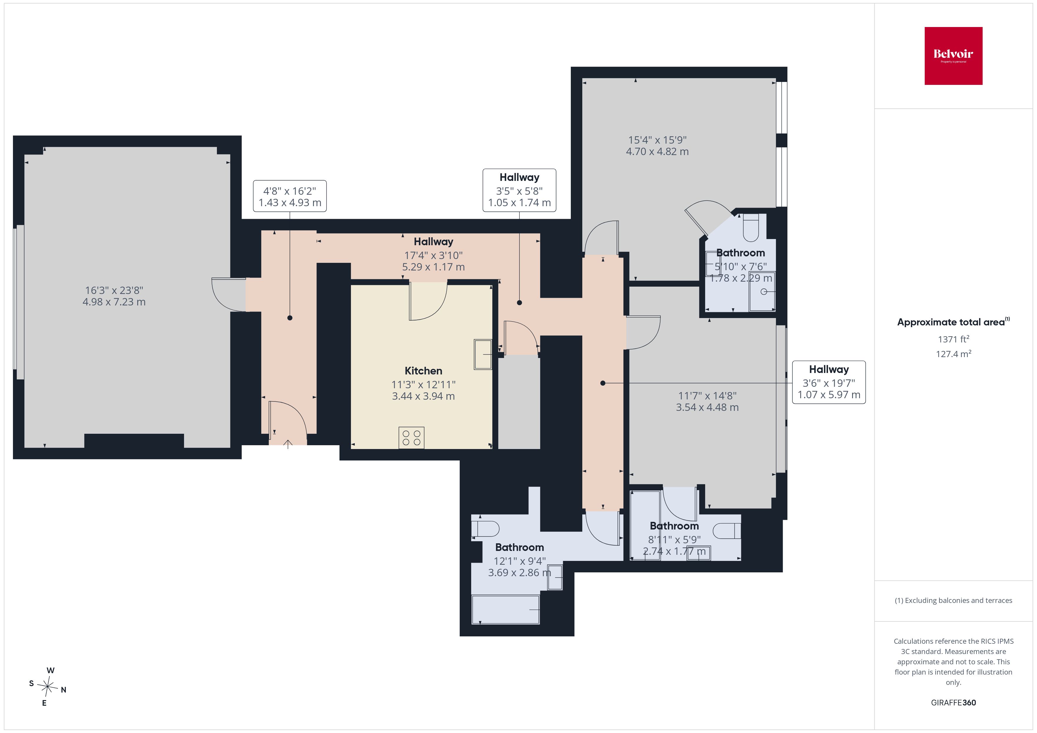 2, Langland Bay Manor, Swansea floorplan