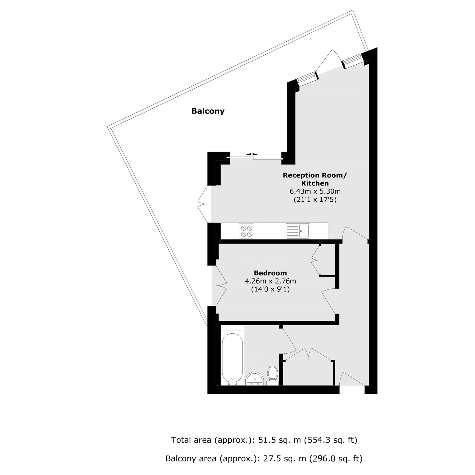 Wenlock Road, London floorplan
