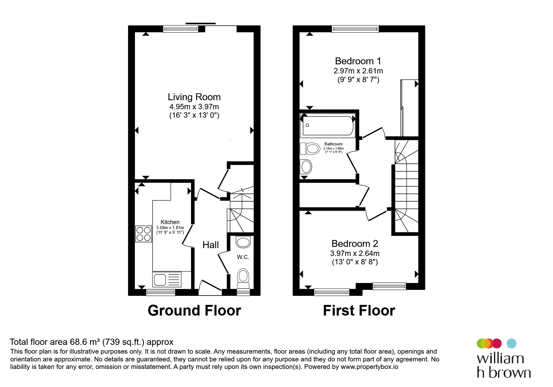 61, Saxton Close, Grays floorplan