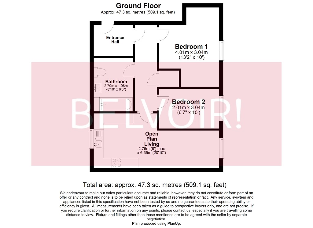 8, Exmouth Court, Corby floorplan