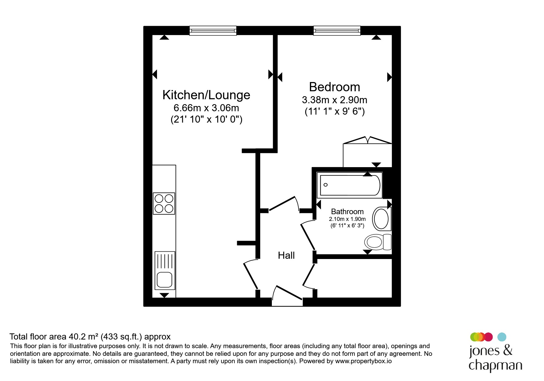 Apartment 401, 8, Crump Street, Liverpool floorplan