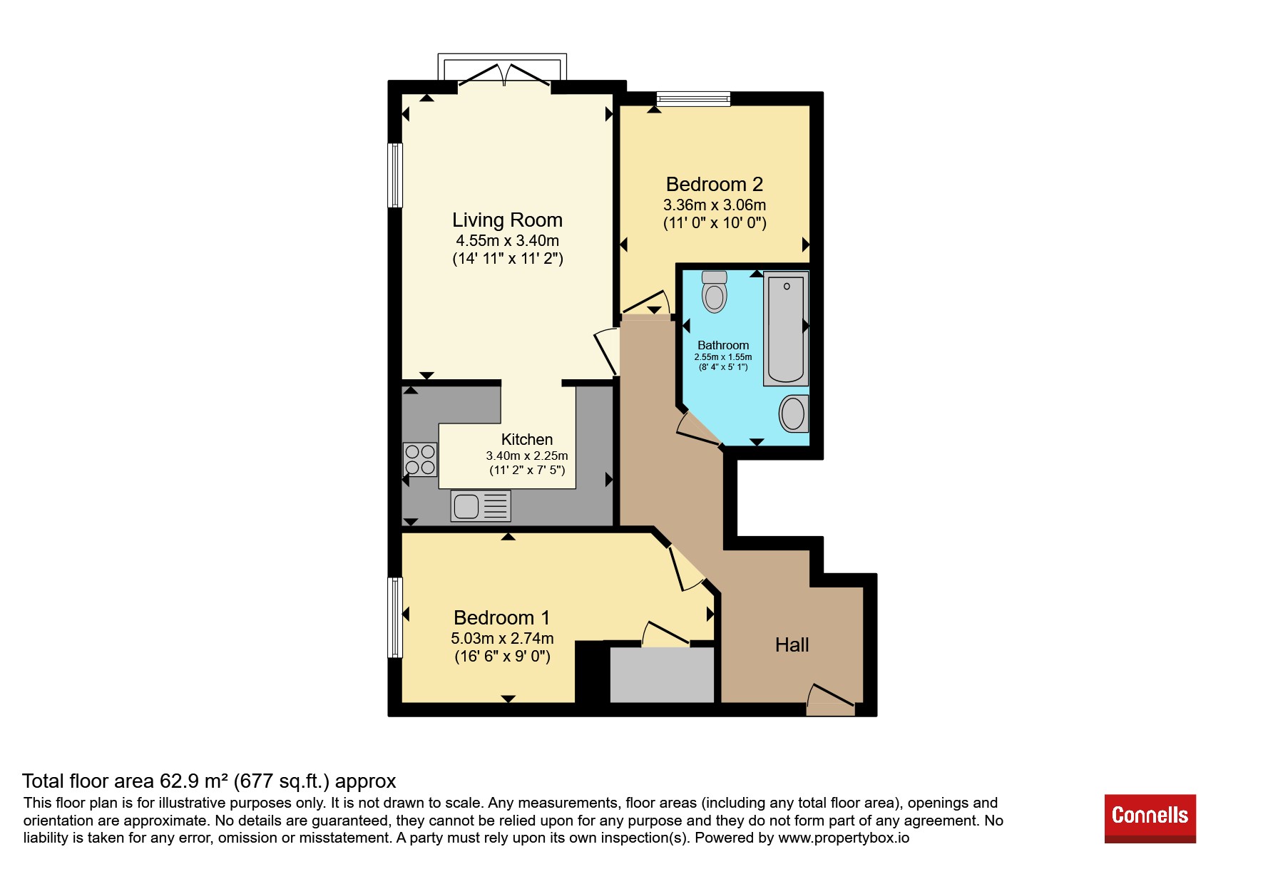 Flat 19, Warhol Court, 1, Baxter Road, Watford floorplan
