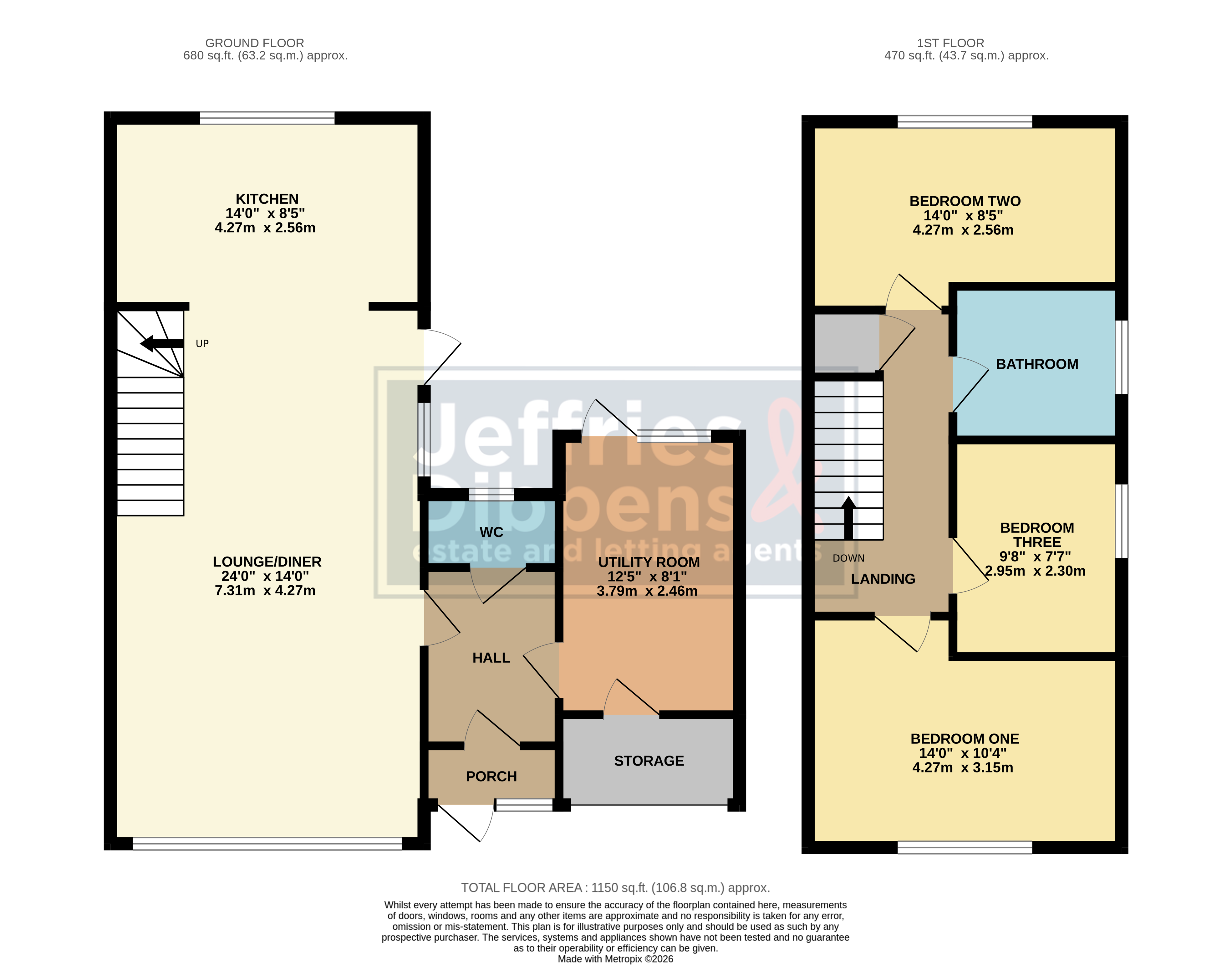 25, Pook Lane, Havant floorplan