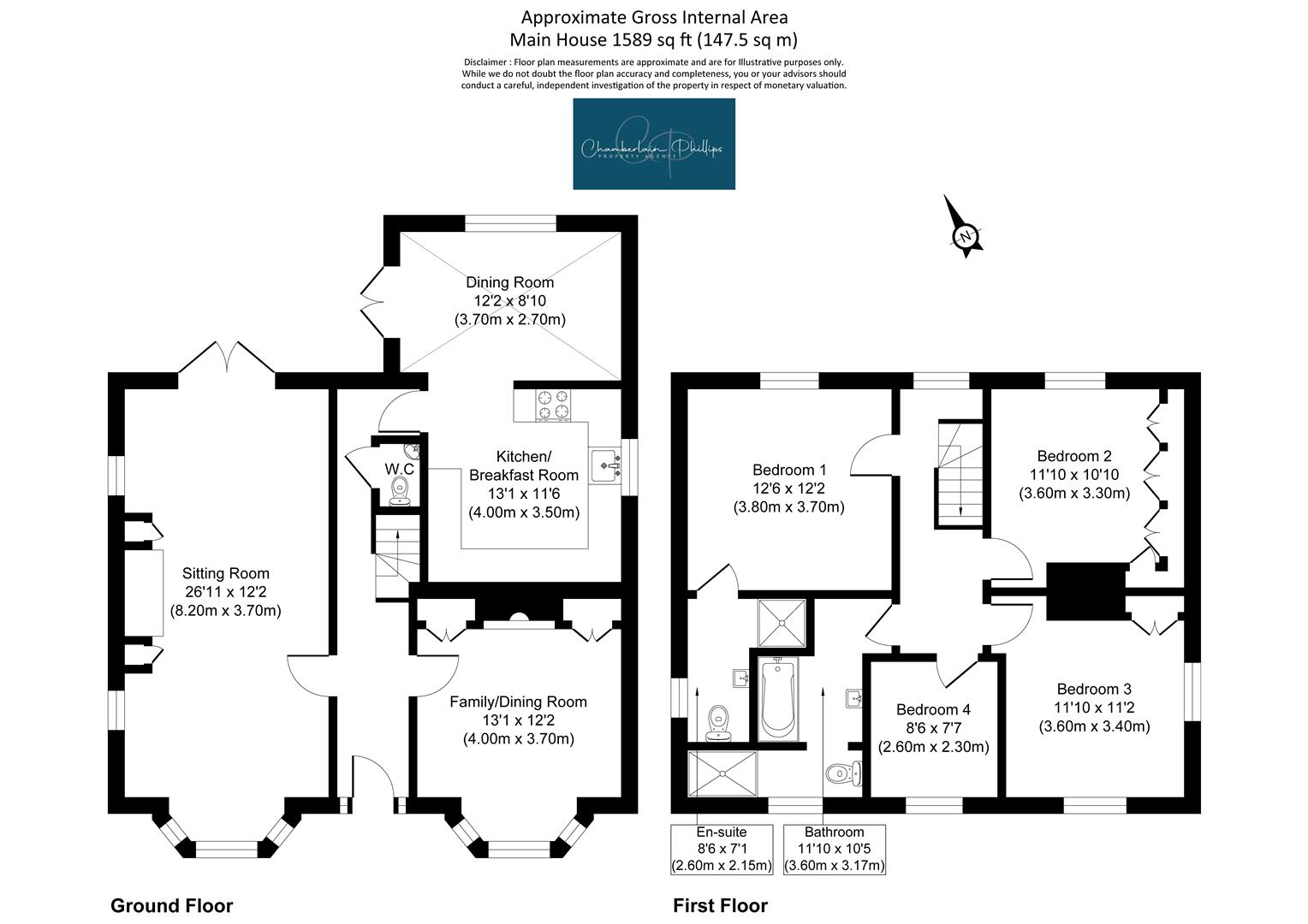 Fox House, Moor Road, Langham floorplan