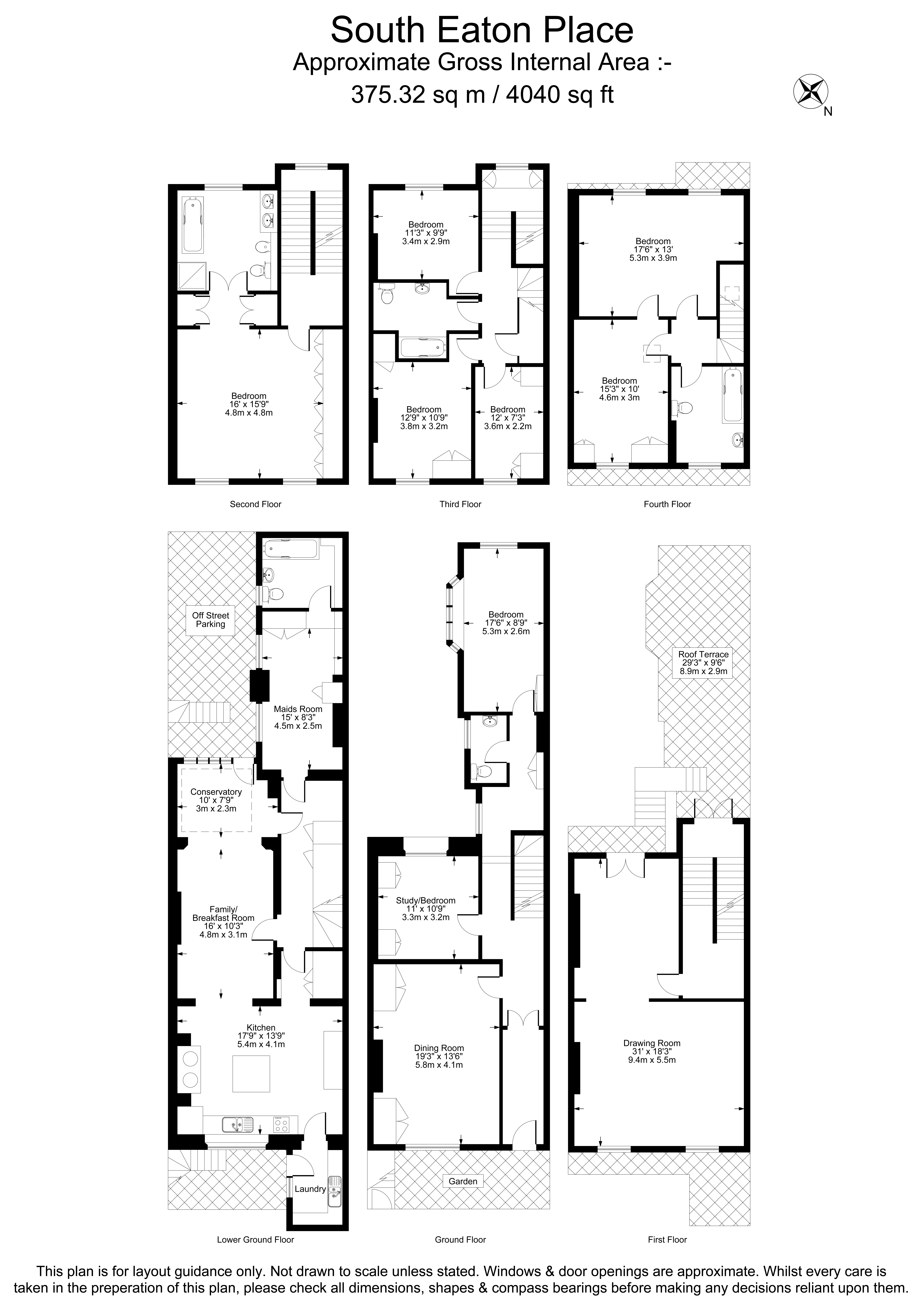 14, South Eaton Place, London floorplan