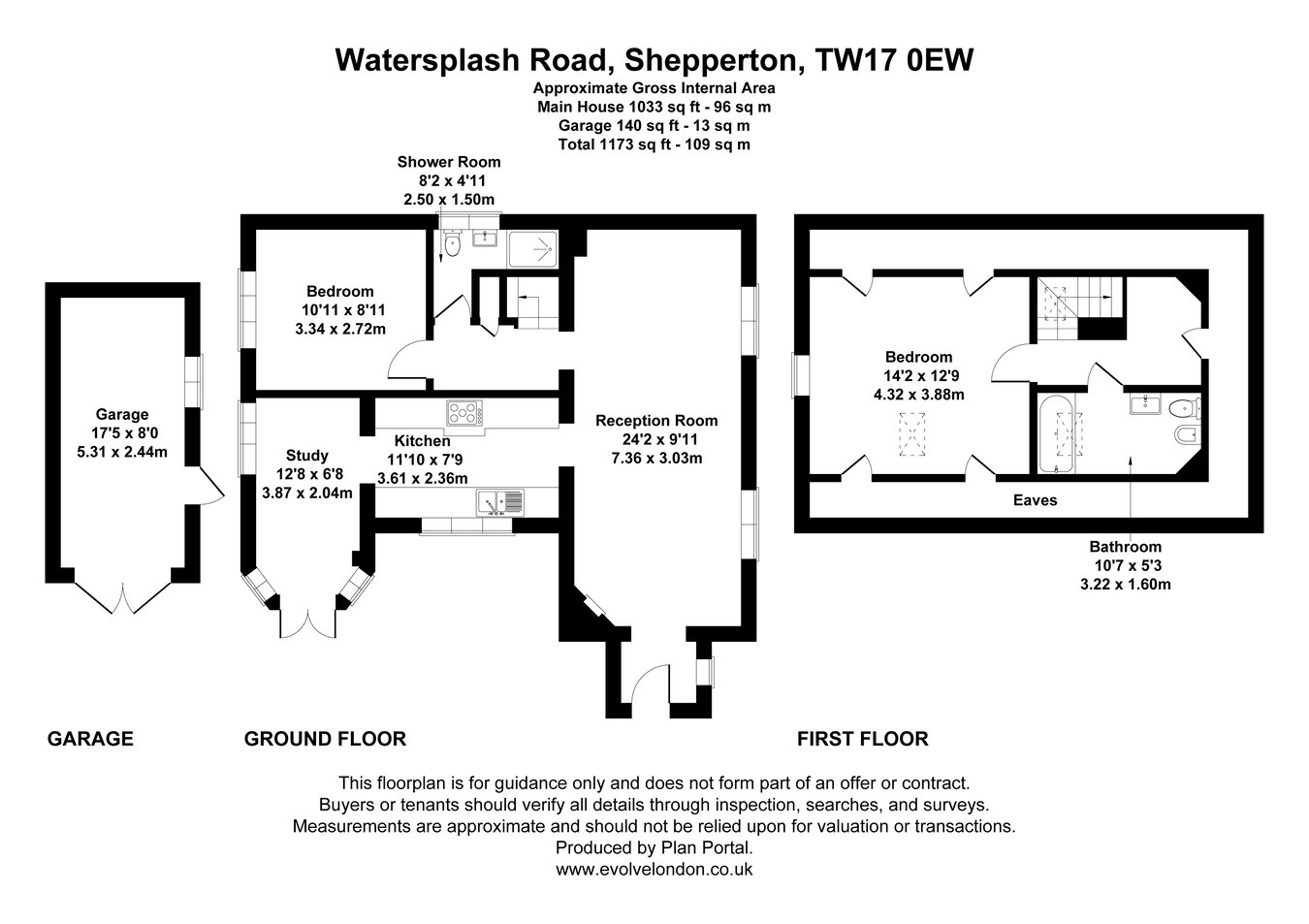 148, Watersplash Road, Shepperton floorplan