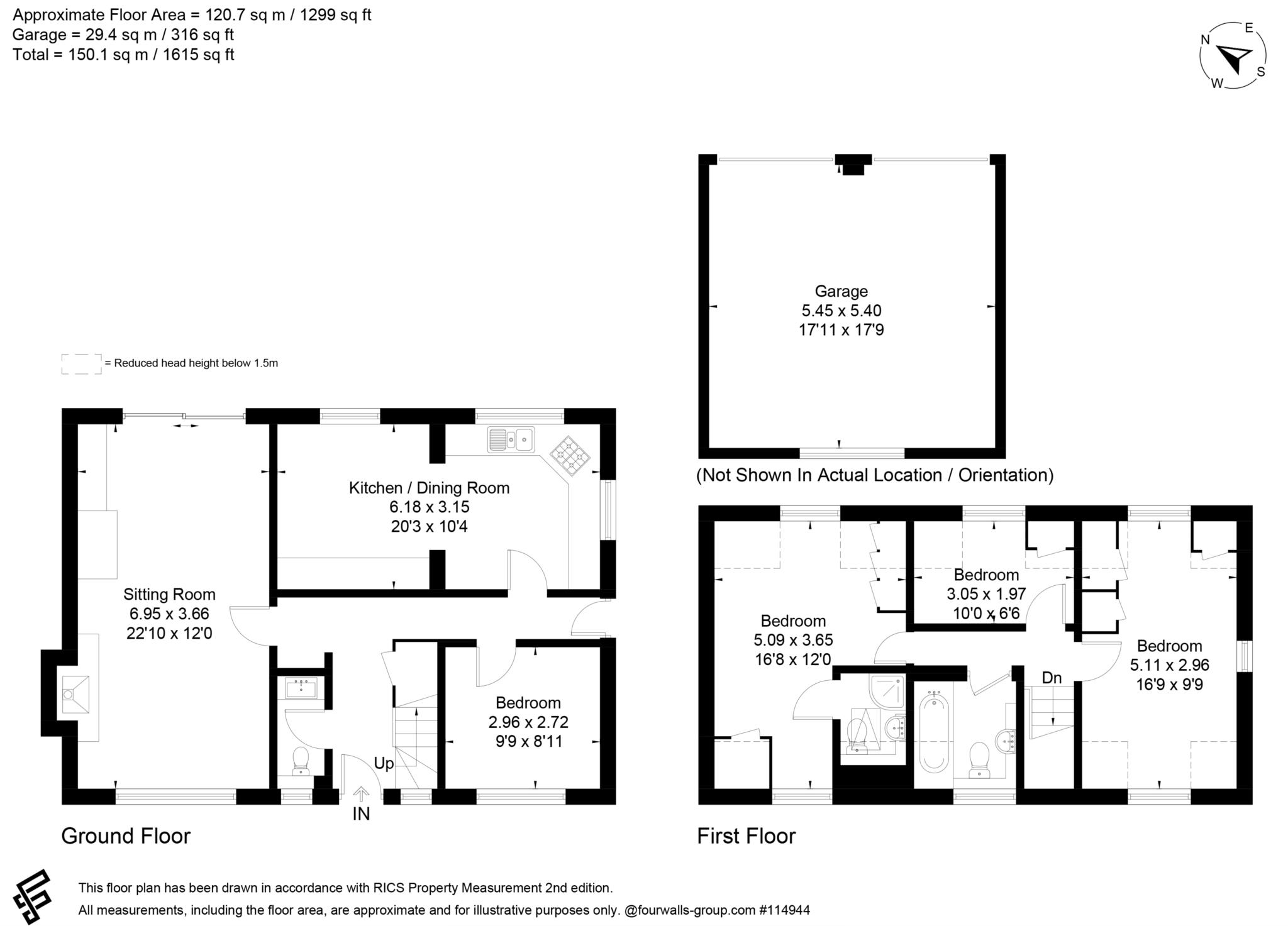 The New Cottage, Swindon floorplan