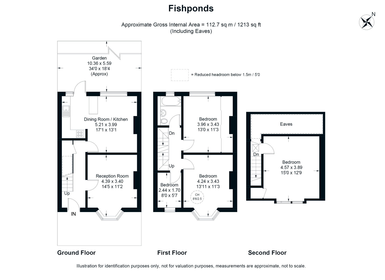 56, Fishponds Road, London floorplan