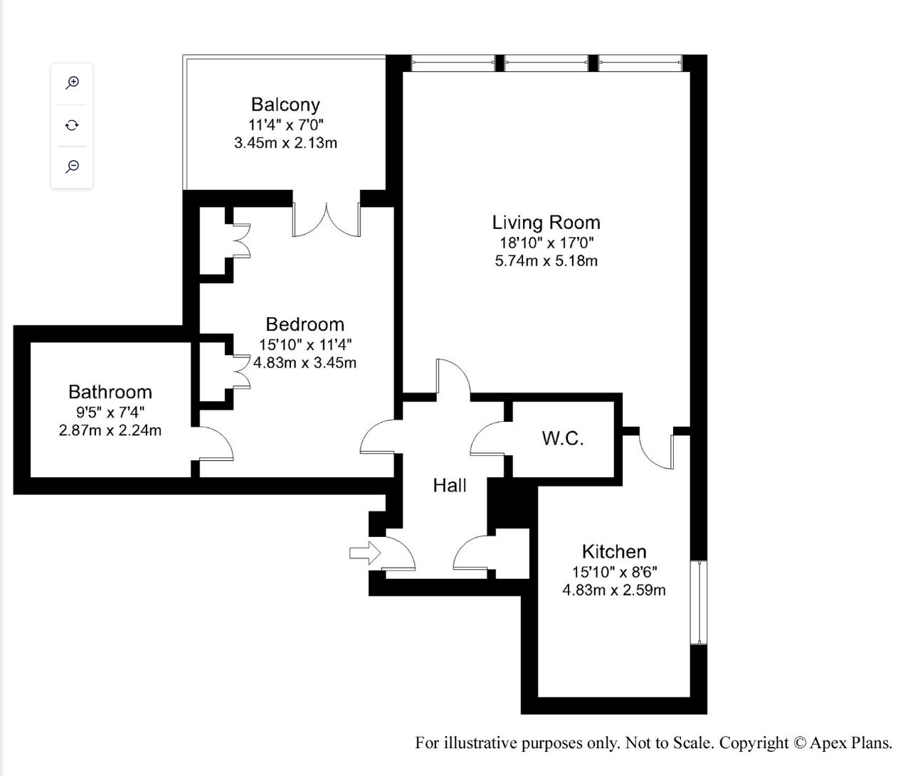 4 Tetley Court, Hollins Hall, Harrogate floorplan